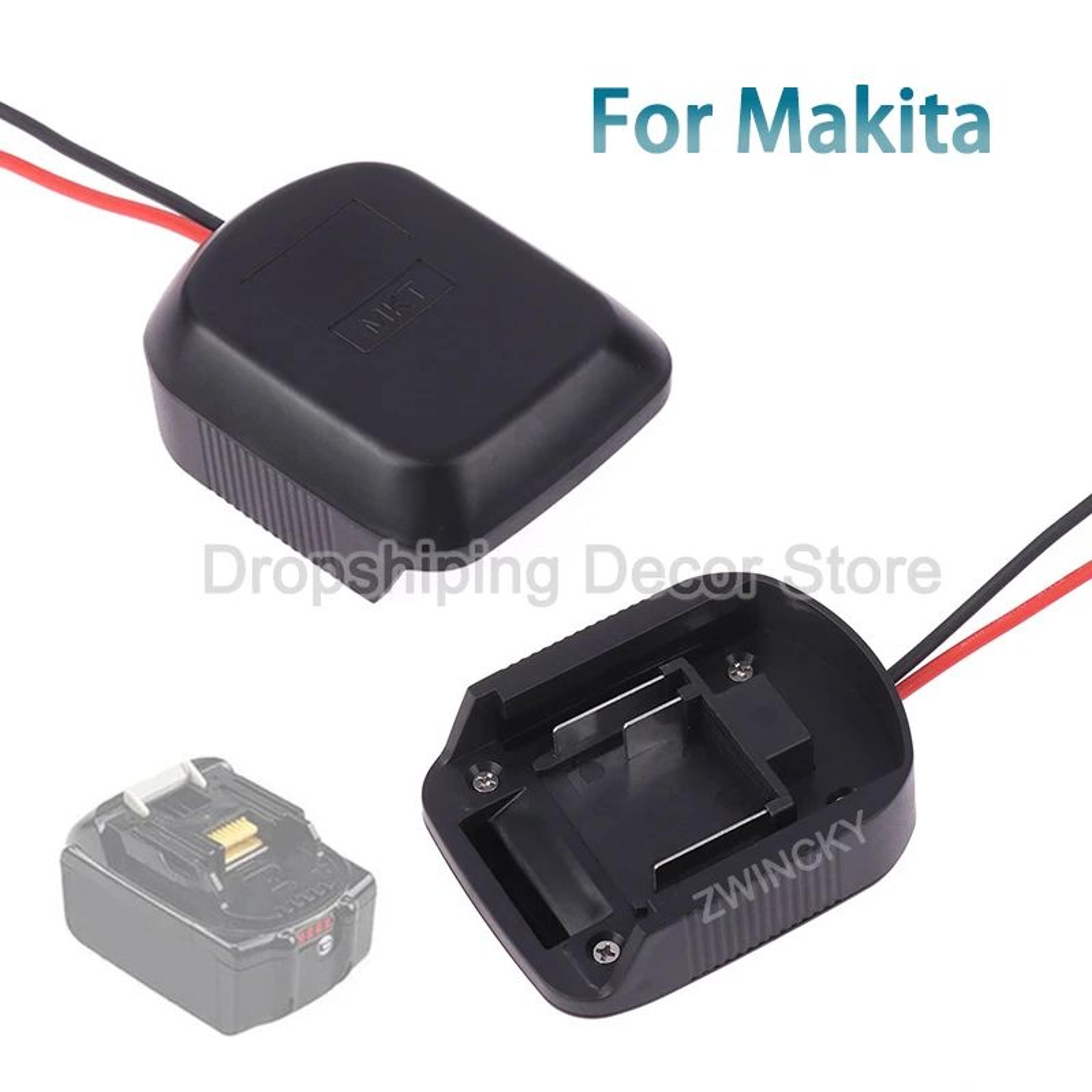 18v lithium battery cable connector adapter for diy power tool projects