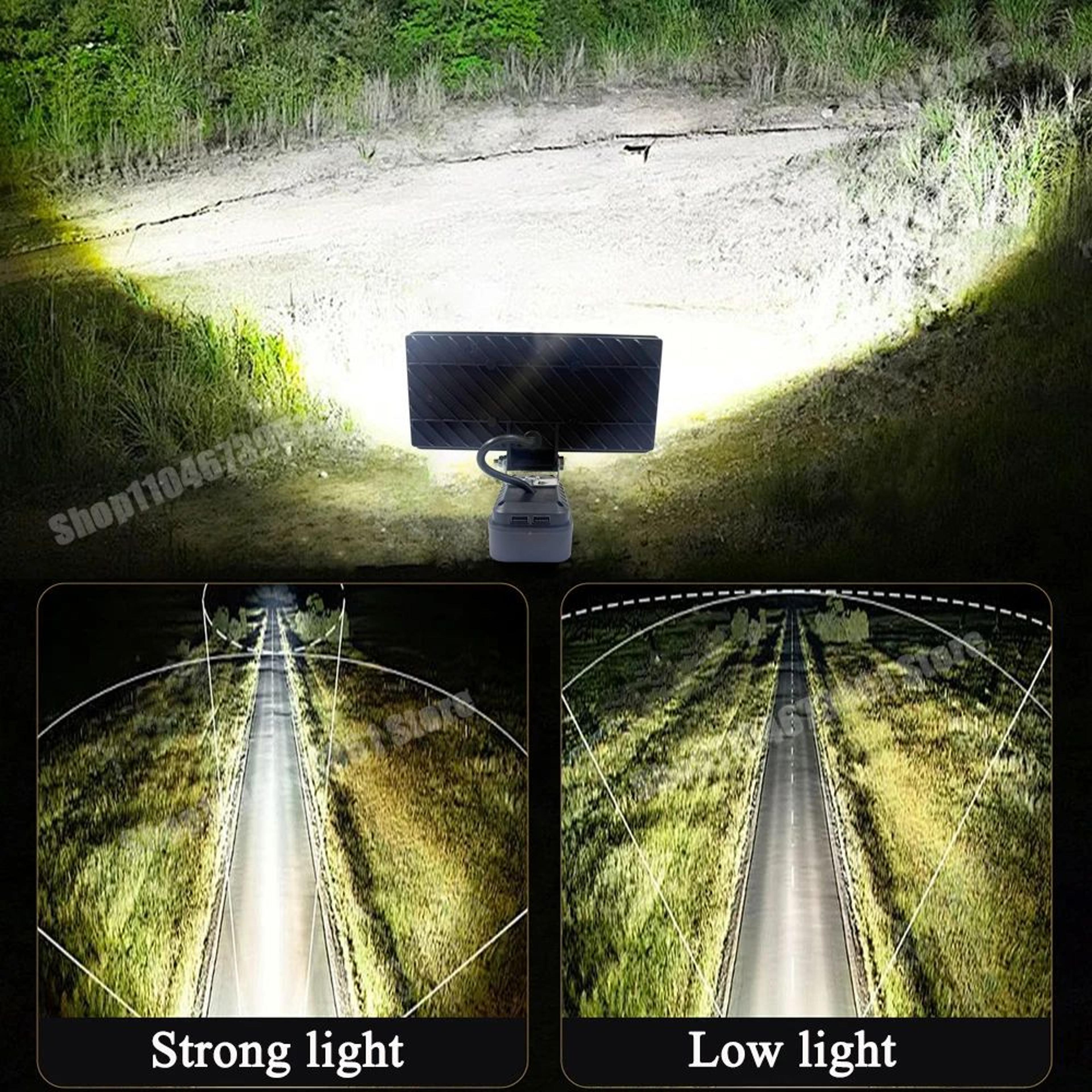 8 Inch LED Work Light With USB Power Bank For 18V Lithium Batteries 2