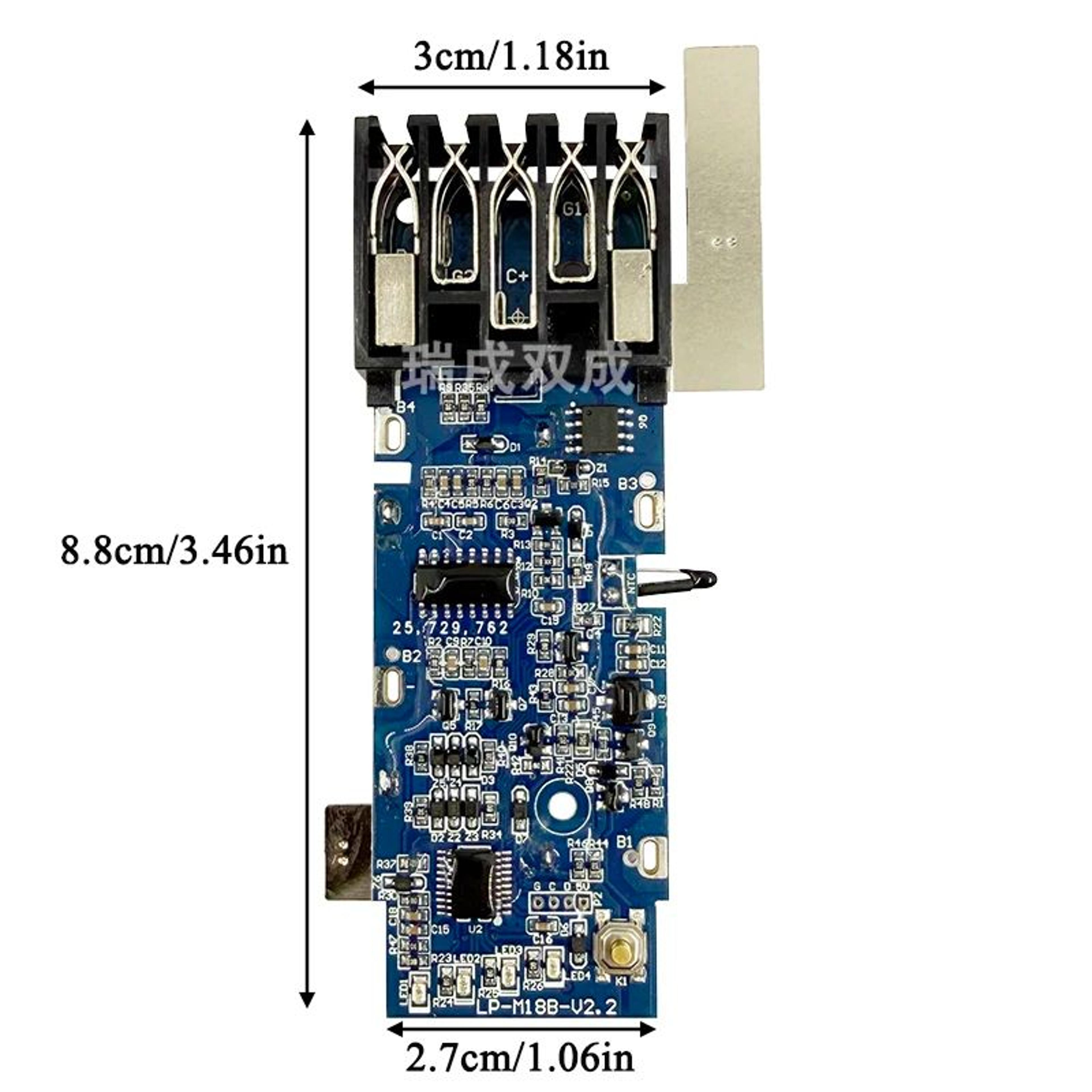 10Cell 21700 18V Lithium Battery Case With PCB Protection Board For Power Tool Battery Repair 3
