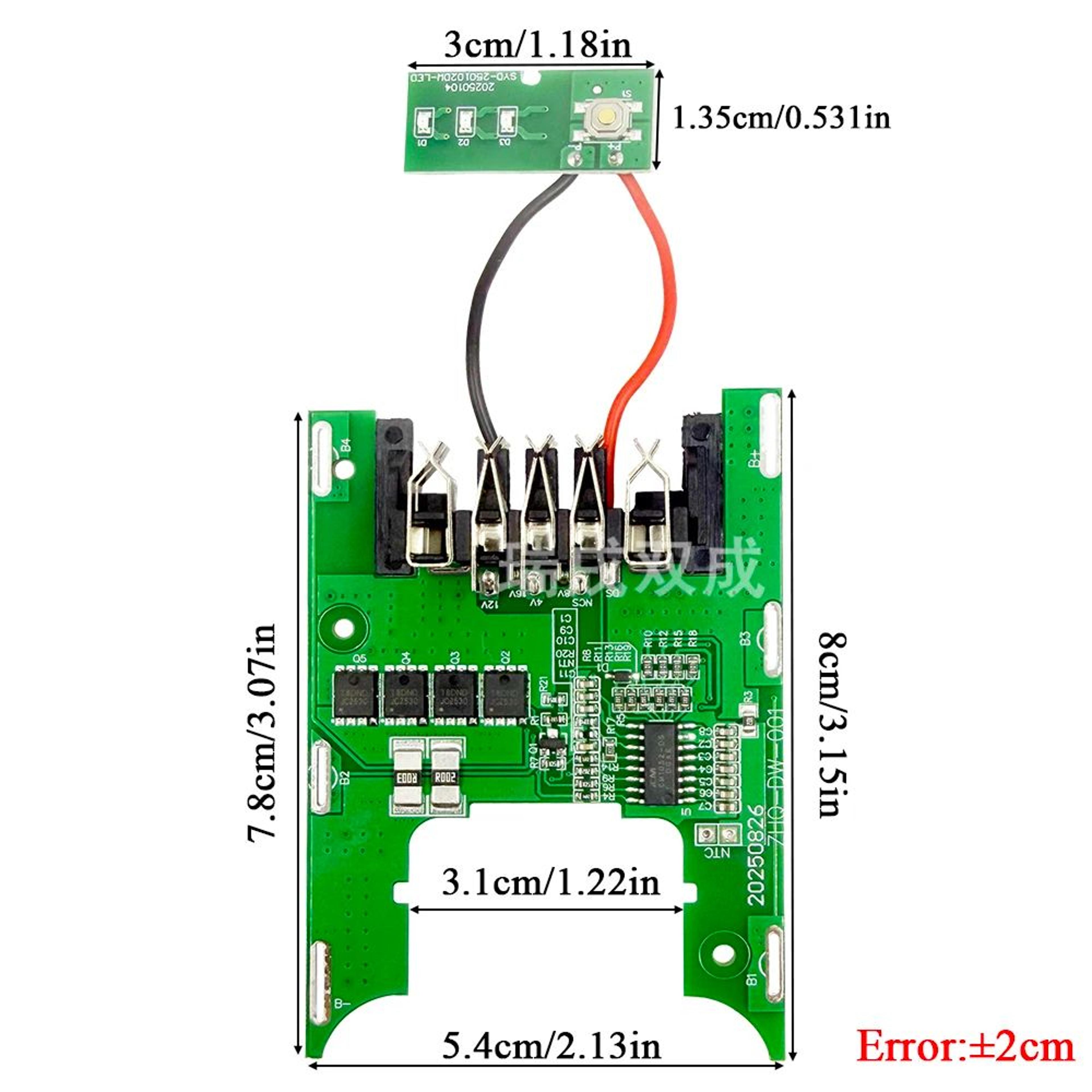18V 20V Lithium Battery Case With PCB Charging Protection Board For Power Tool Battery Repair 5