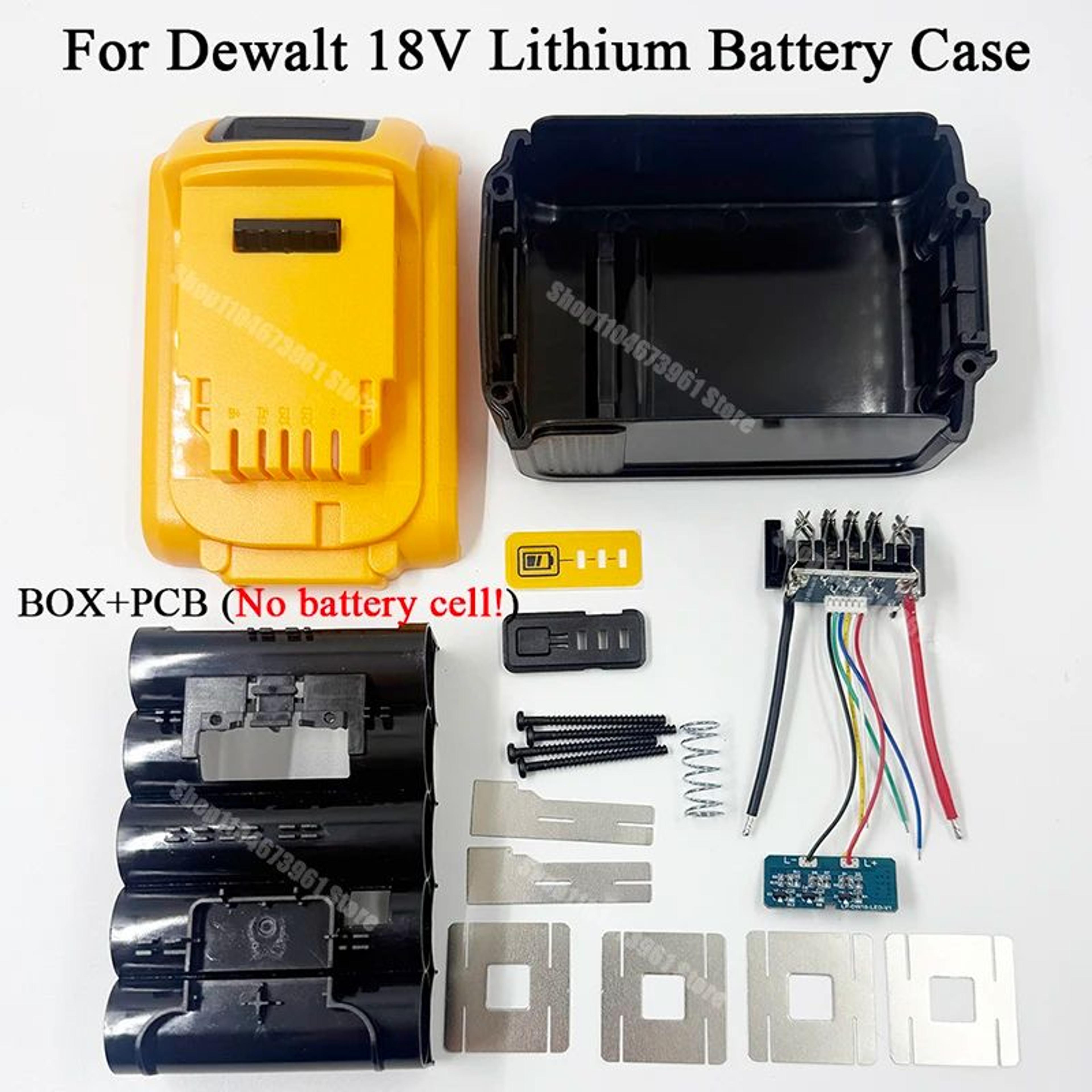 18v lithium battery replacement case with pcb bms protection circuit board dcb200
