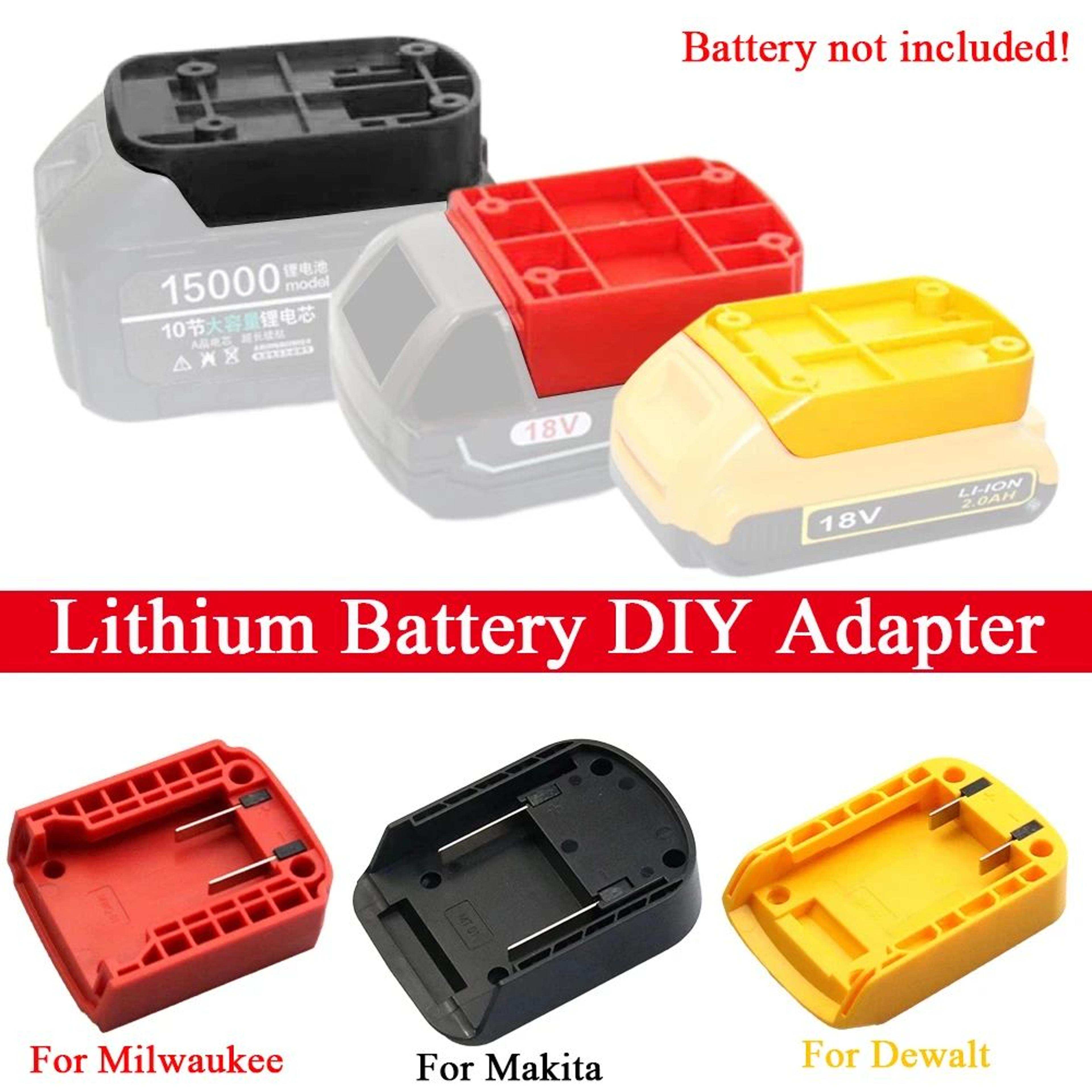 18v 20v lithium battery adapter holder base for diy power tool projects