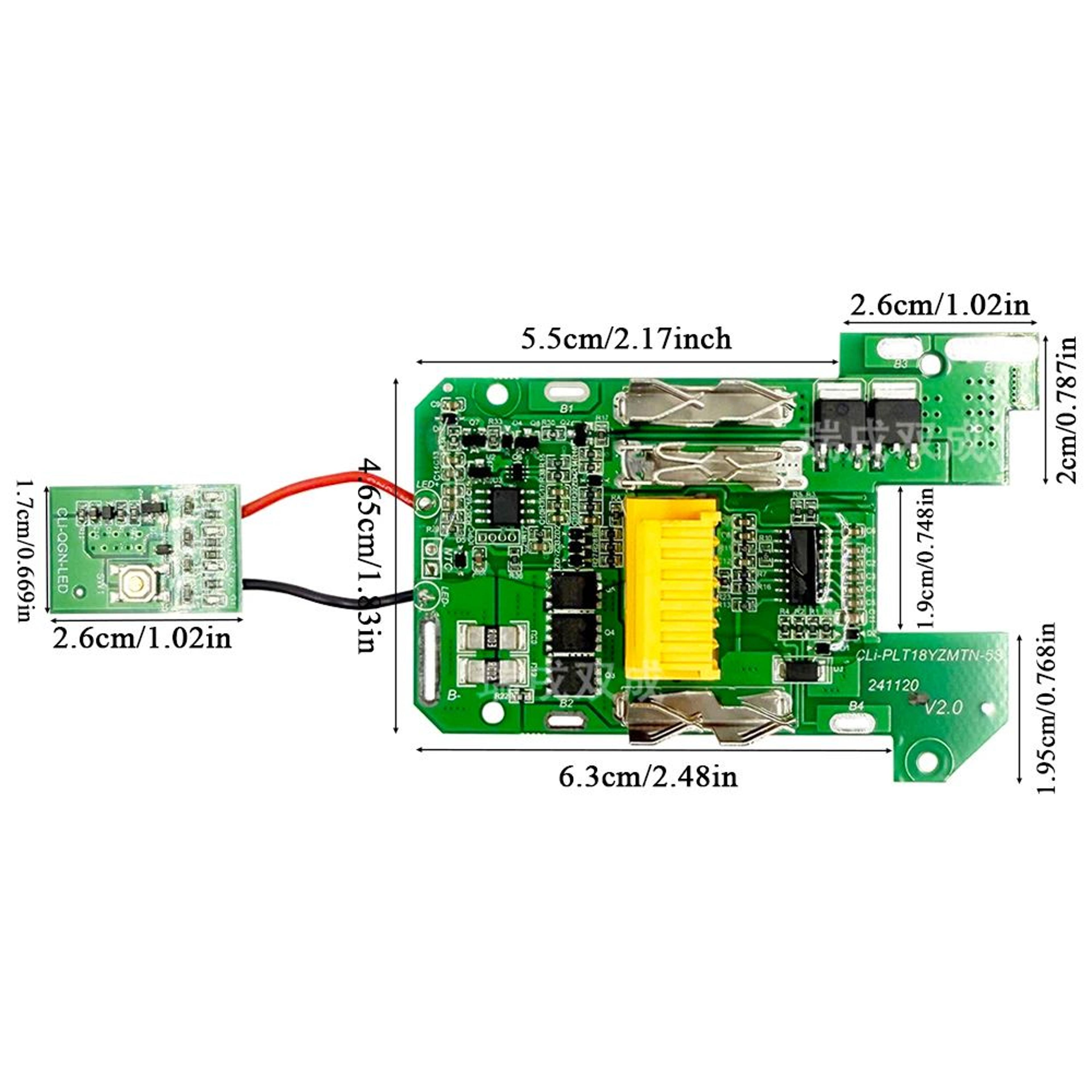 18V Lithium Battery BMS Protection Circuit Board For BL1830 BL1815 BL1860 3