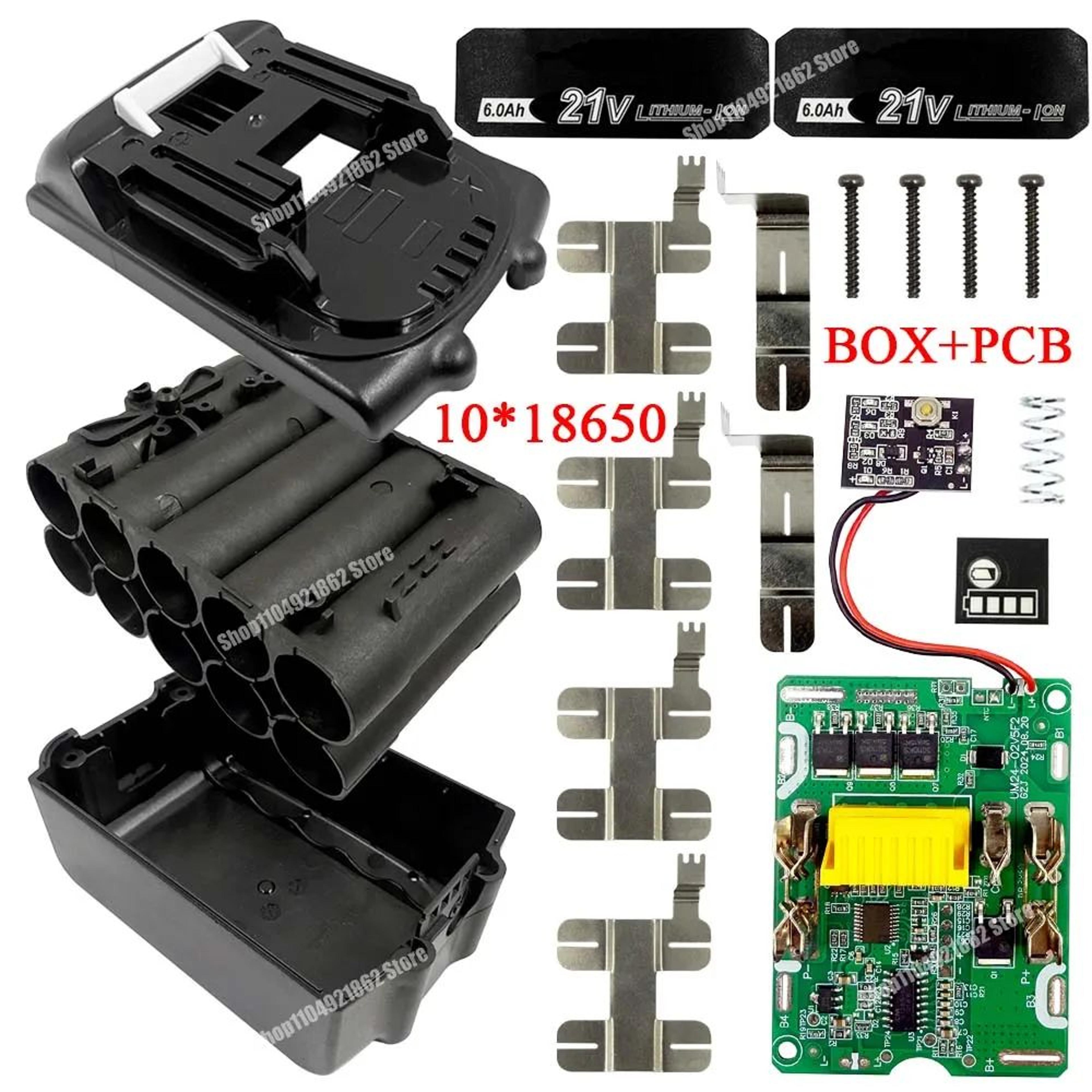 18V Lithium Battery Case With Charging Protection Circuit Board For Cordless Power Tools 6
