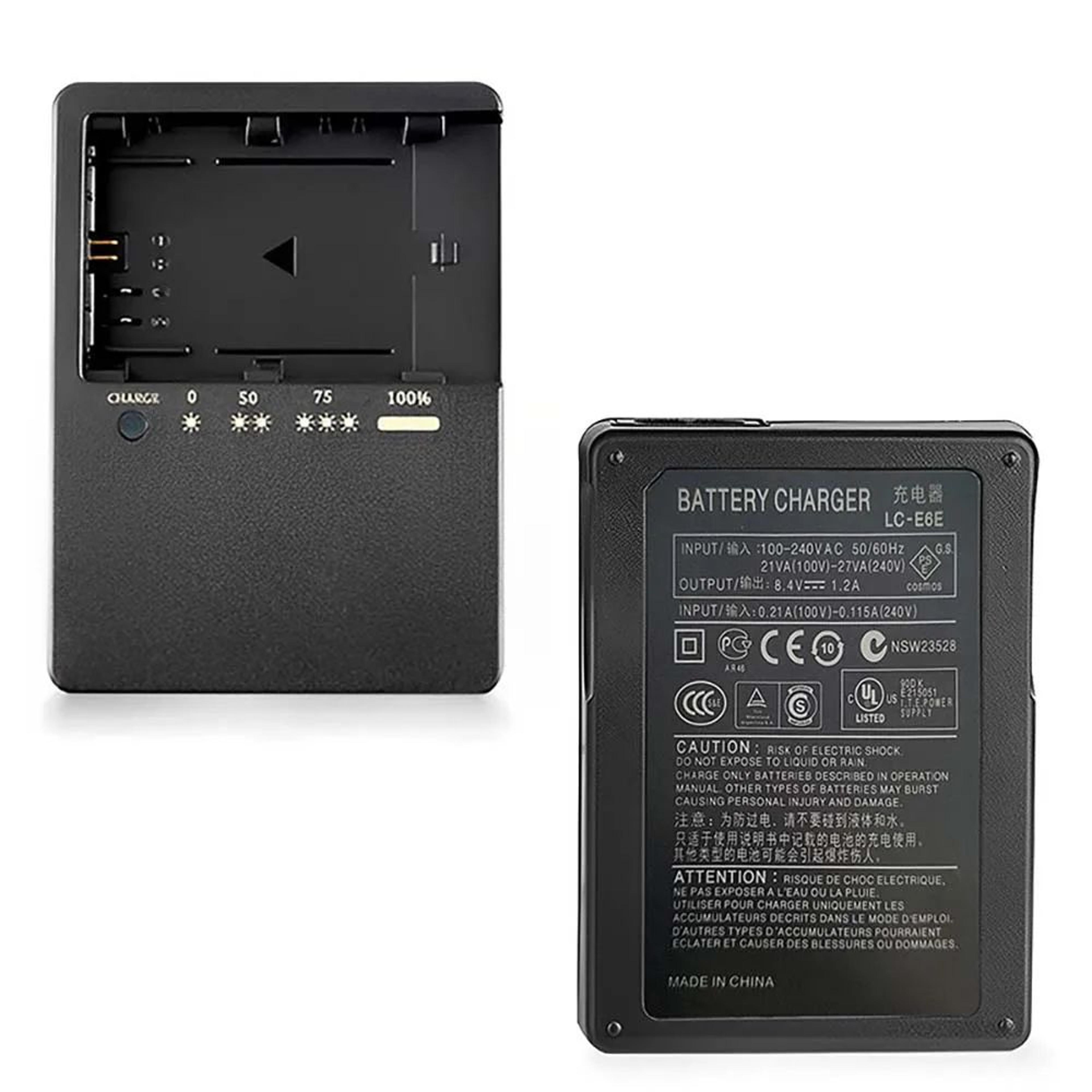 lp-e6p lp-e6 camera battery charger for dslr and mirrorless cameras