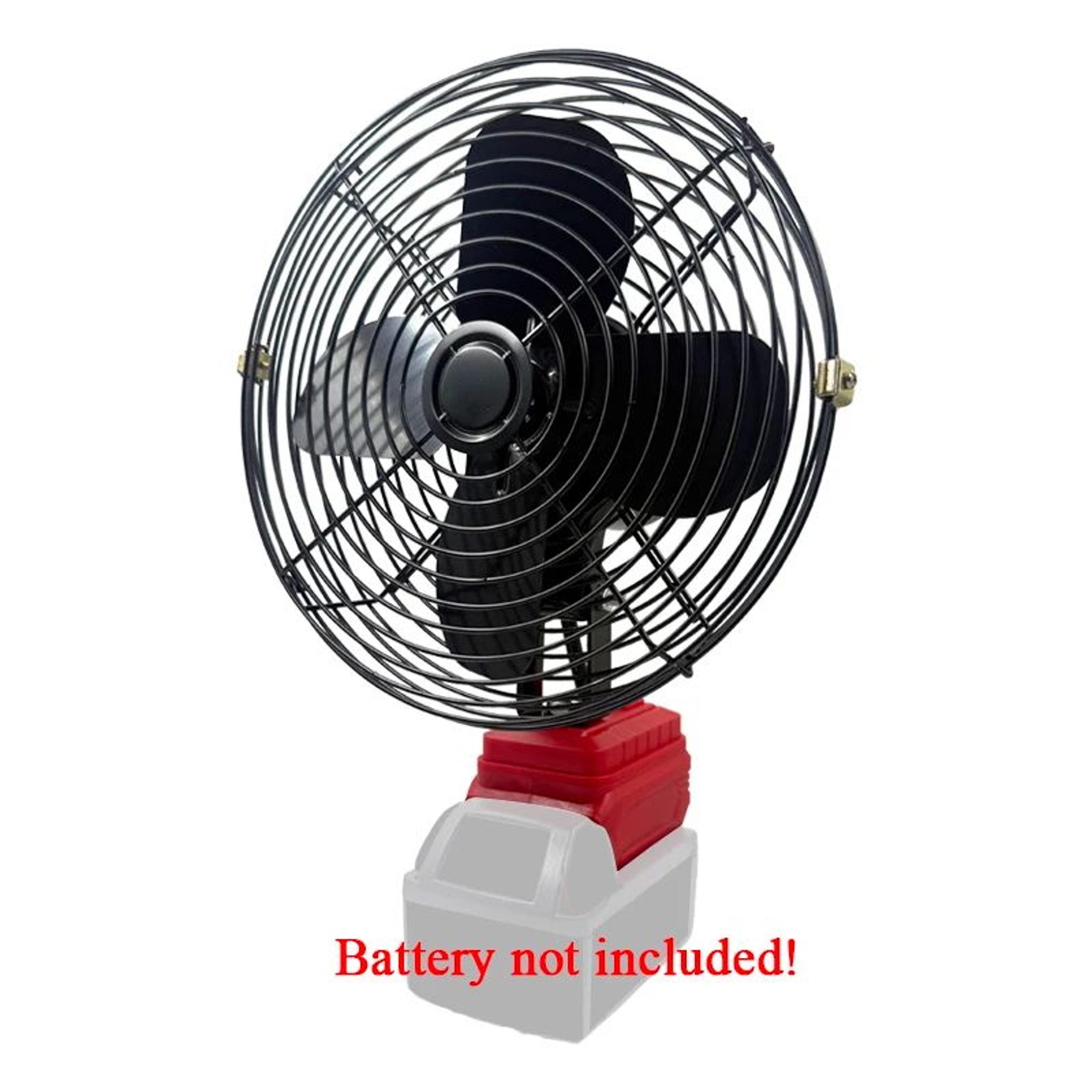 8 Inch Cordless Battery Powered Camping Fan For 18V 20V Power Tool Batteries 2