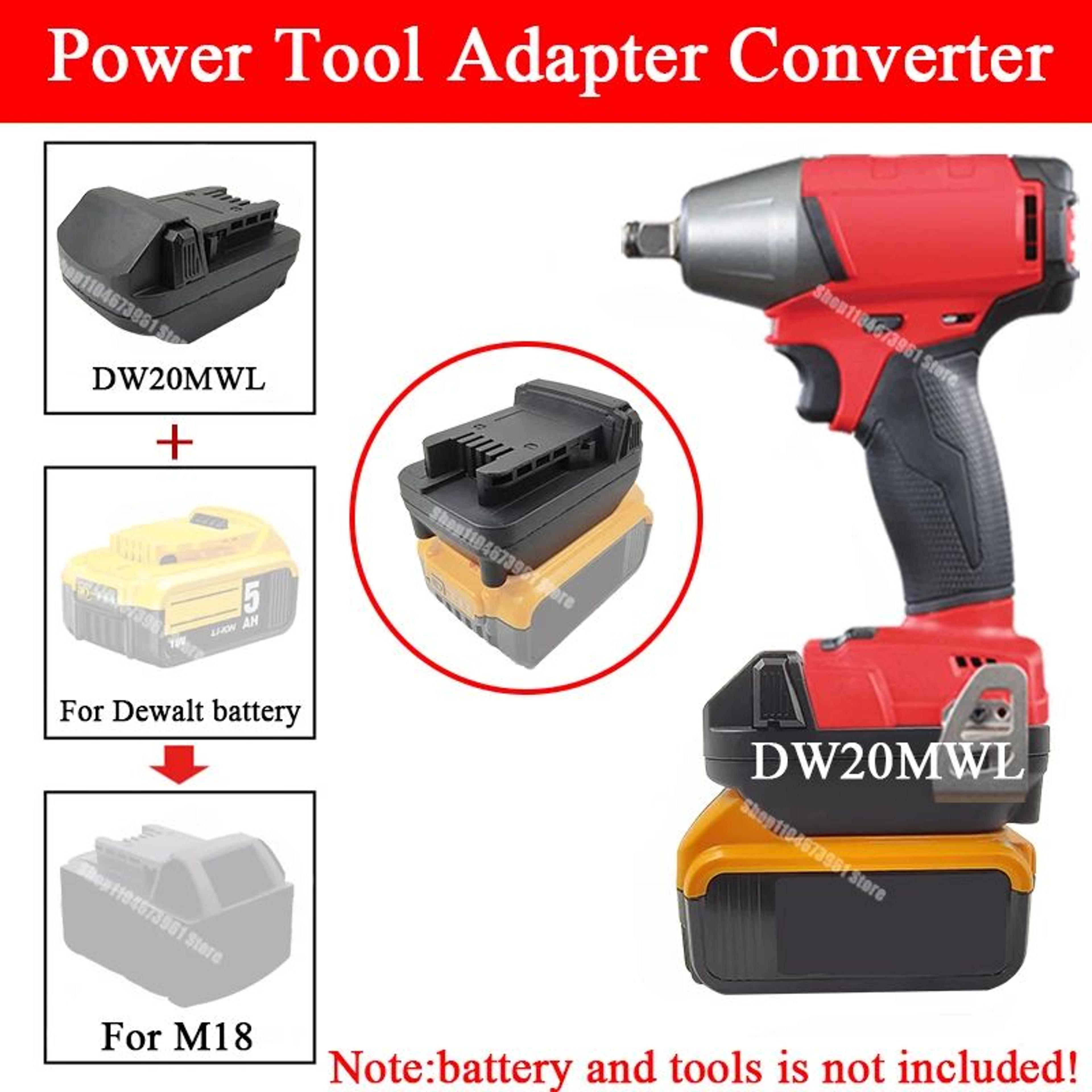 18V 20V Lithium Battery Adapter Converter For Cordless Power Tools 4