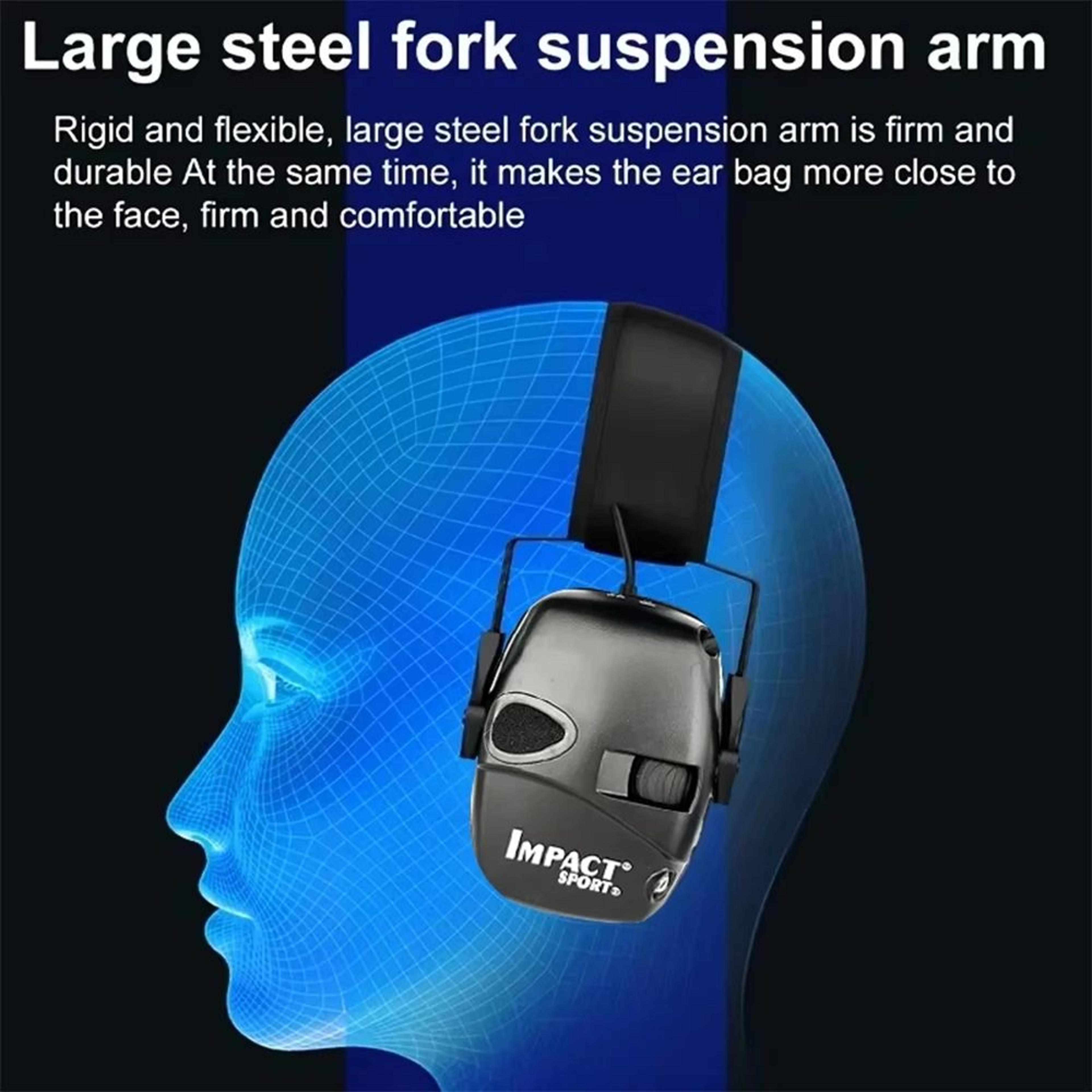 Tactical Electronic Shooting Earmuffs With Noise Reduction And Sound Amplification 1