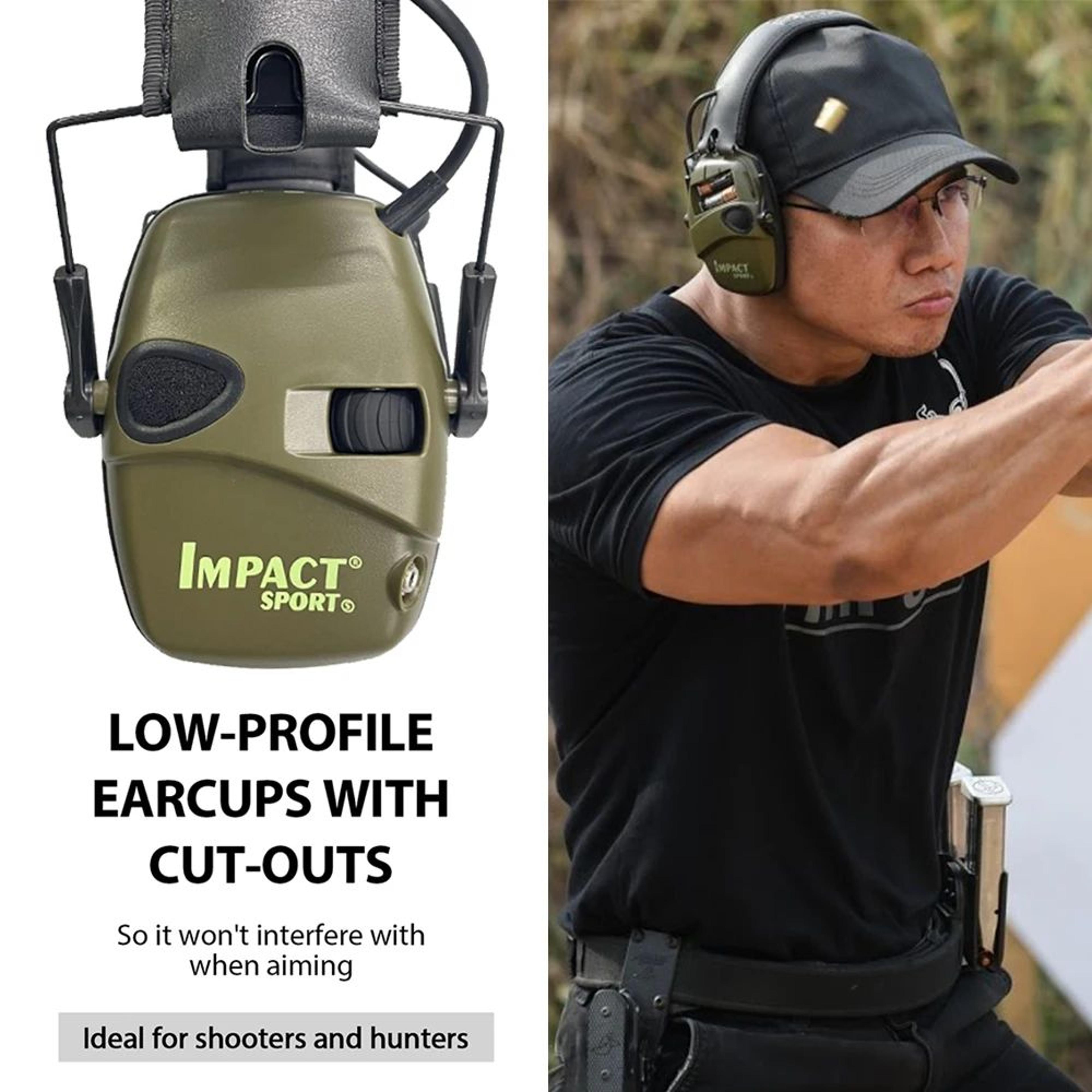 Tactical Electronic Shooting Earmuffs With Noise Reduction And Sound Amplification 3