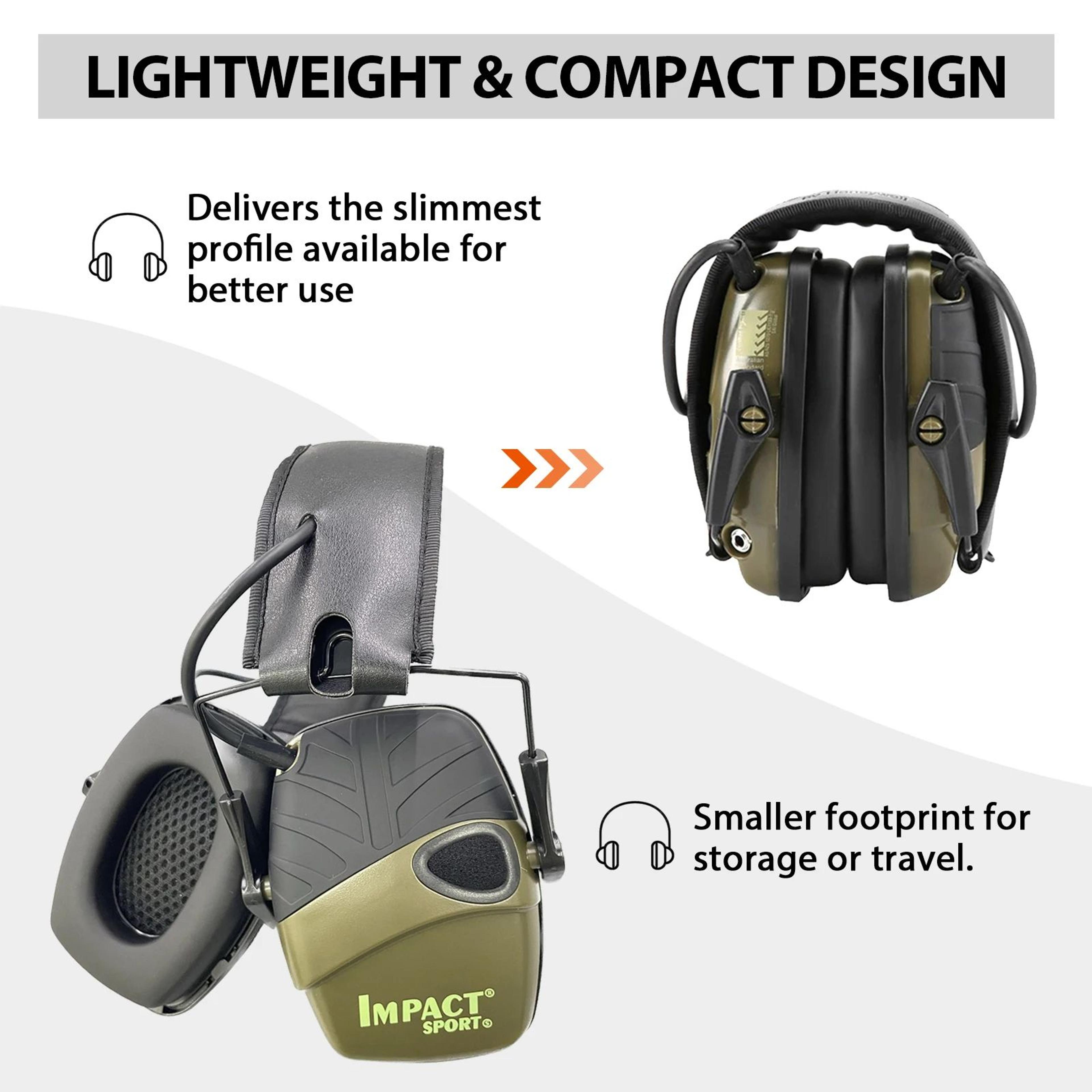 Tactical Electronic Shooting Earmuffs With Noise Reduction And Sound Amplification 2