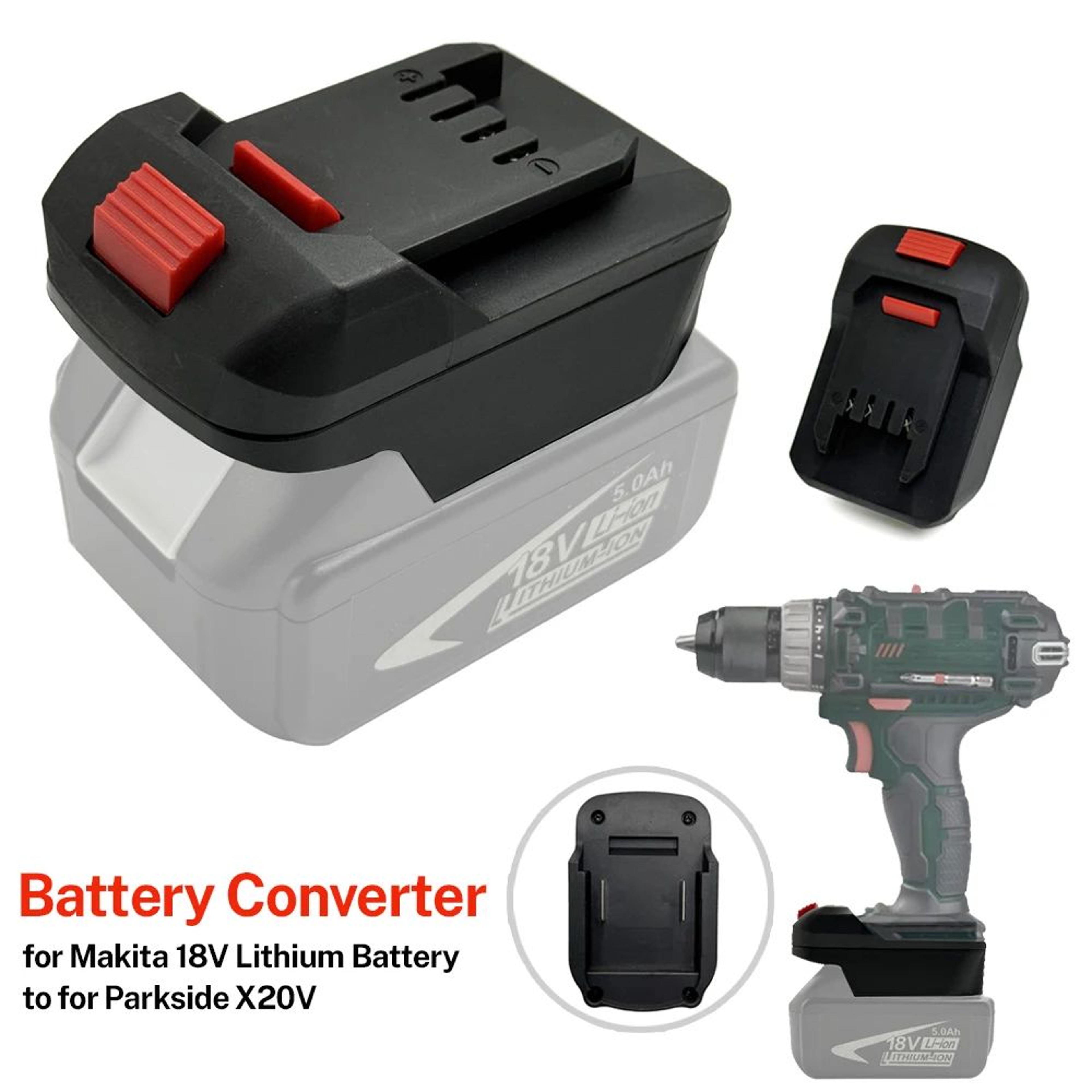 18v to 20v power tool battery converter adapter for cordless tools