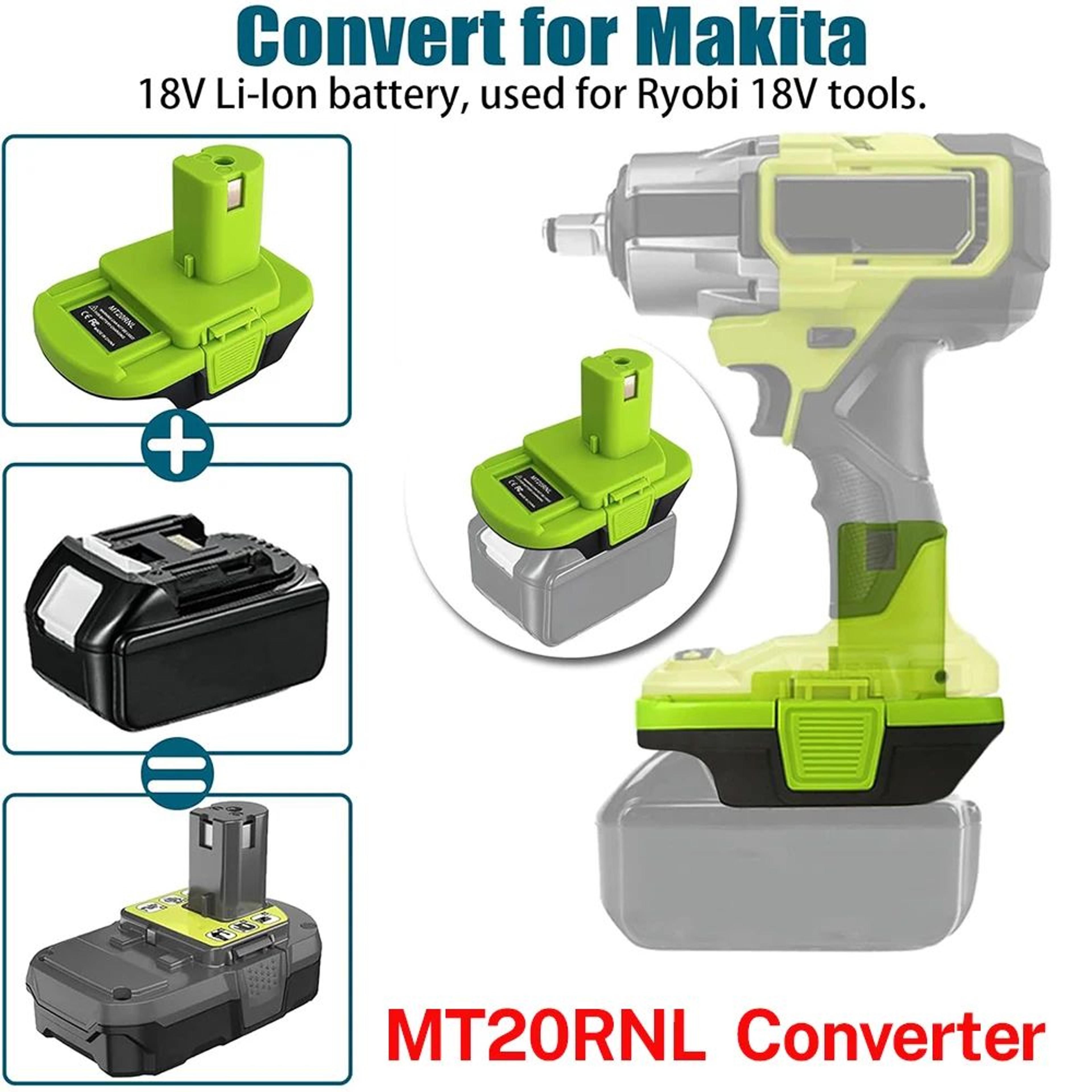 18V Battery Converter Adapter For Ryobi Cordless Power Tools 5