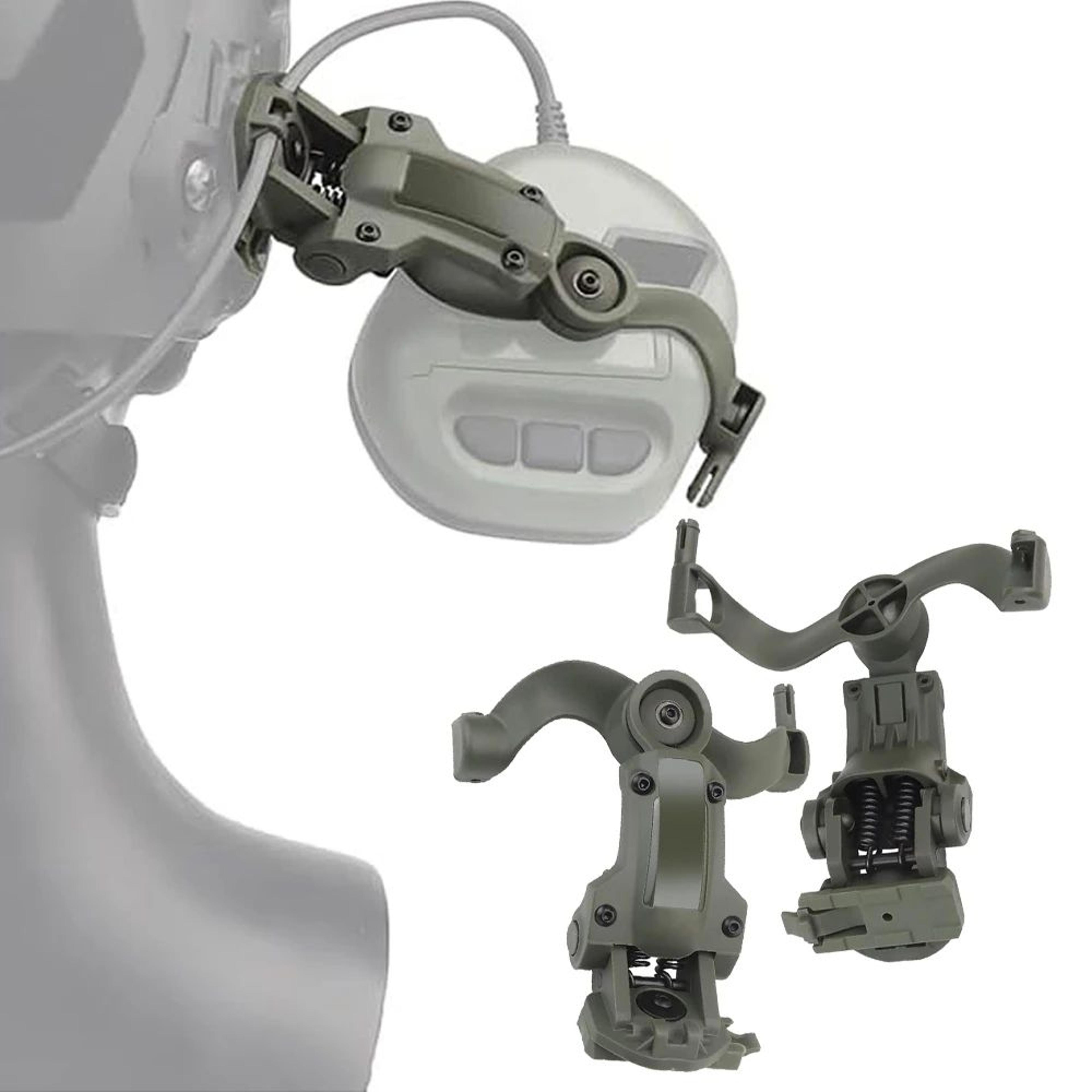 tactical helmet rail headphone mount adapter for m32 headsets