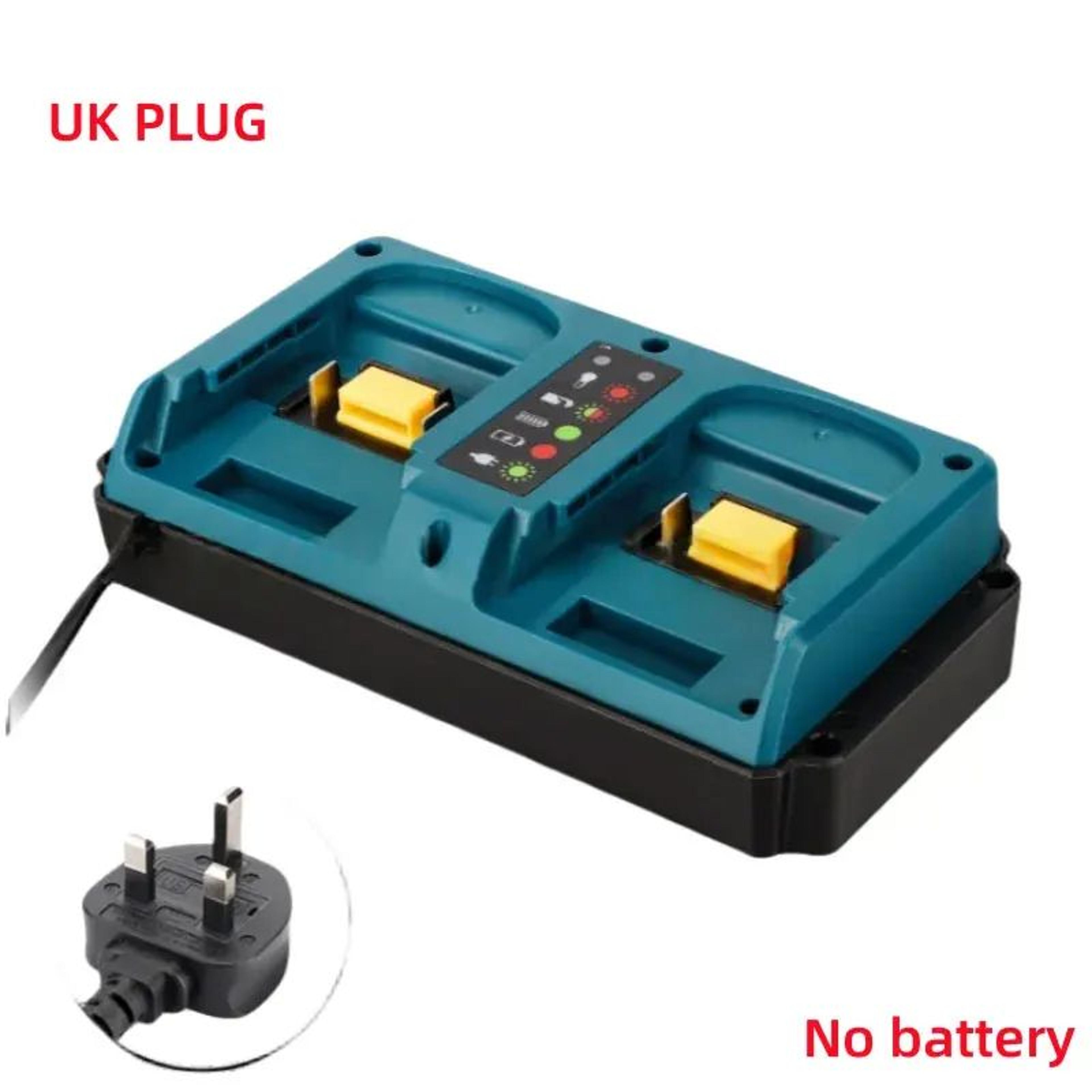 Portable Dual Port 18V20V Lithium Battery Fast Charger For Cordless Power Tools 7