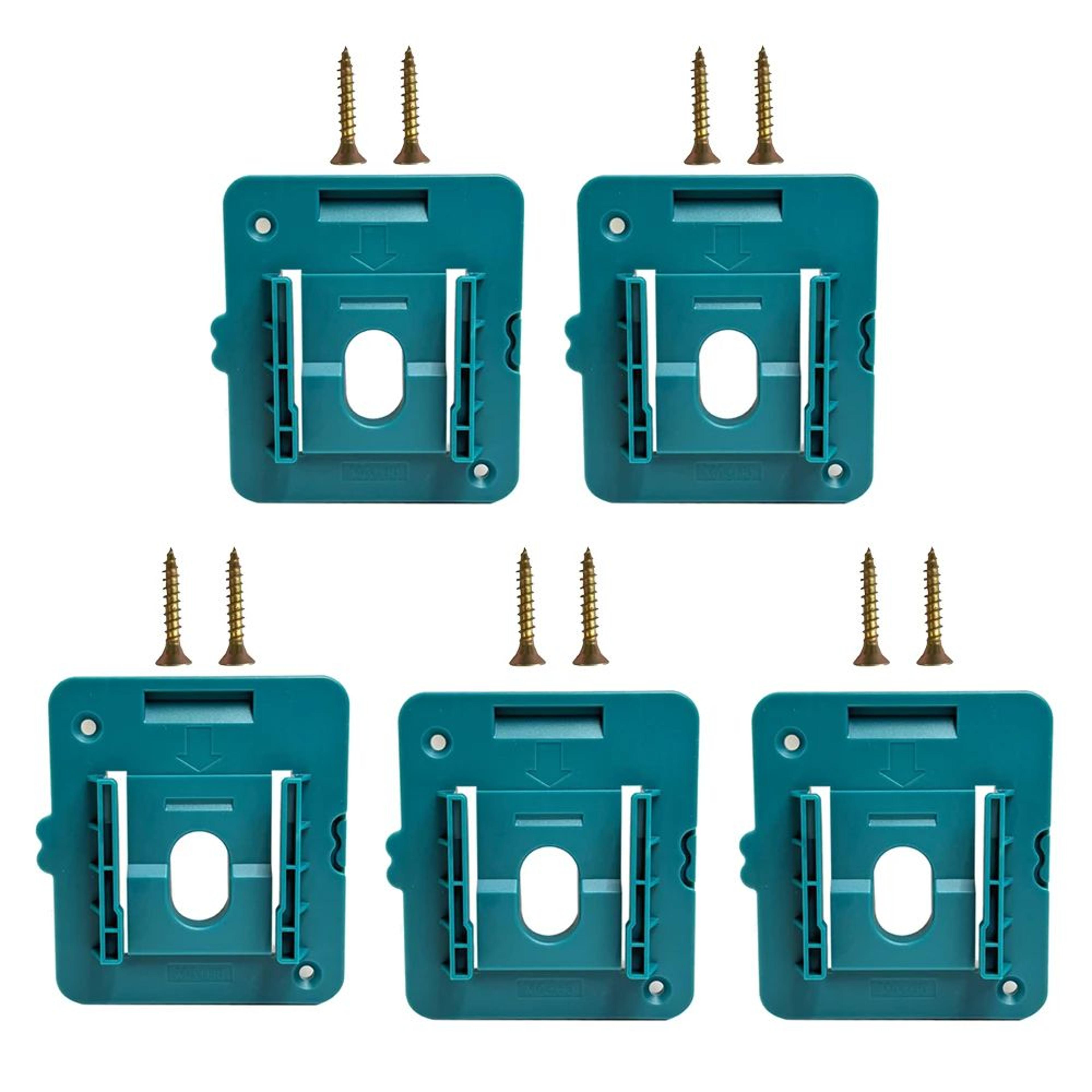 18V Battery Mount Holder Wall Storage Organizer For Cordless Power Tool Batteries 7