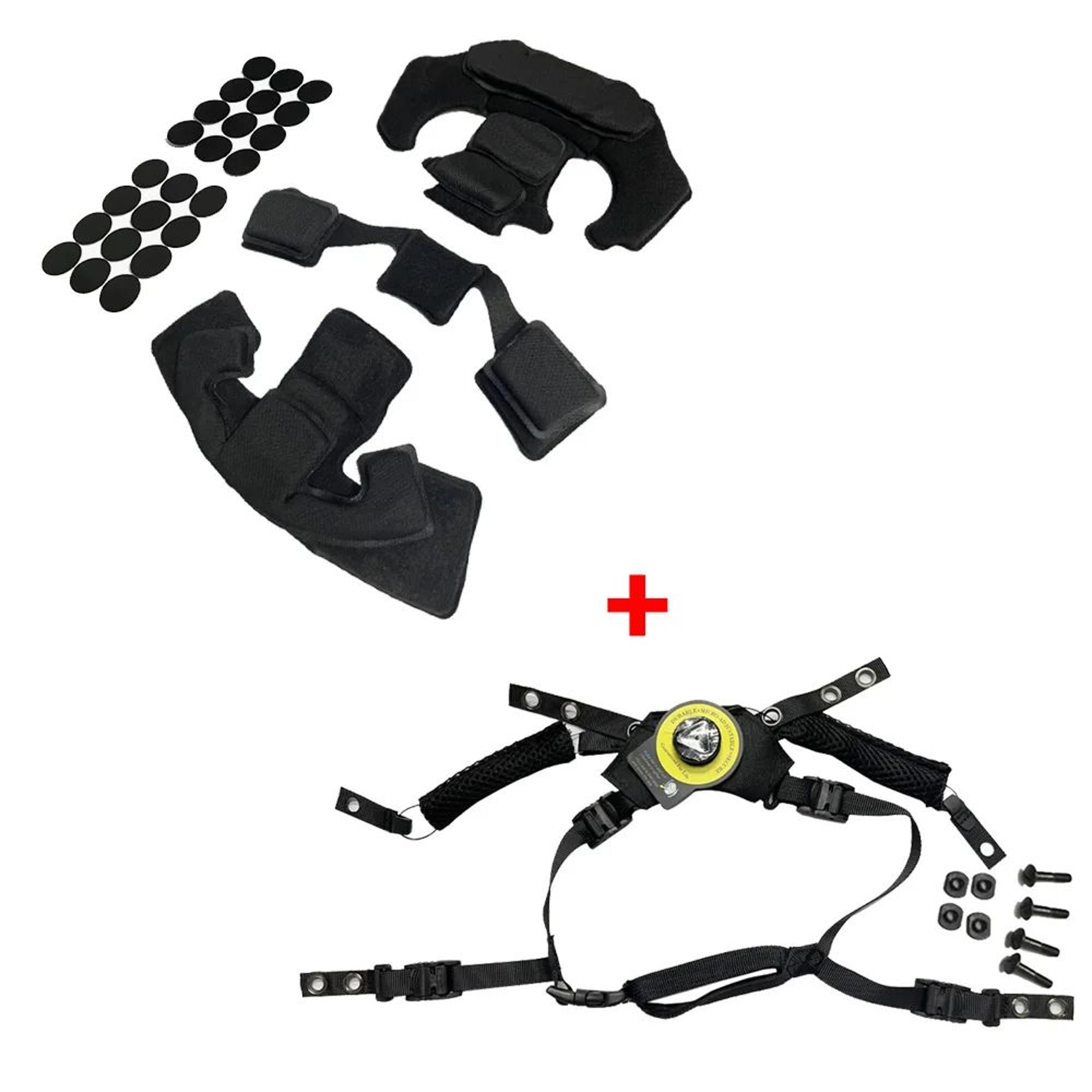 Tactical Helmet Suspension System With Memory Foam Padding For FAST MICH Helmets 10