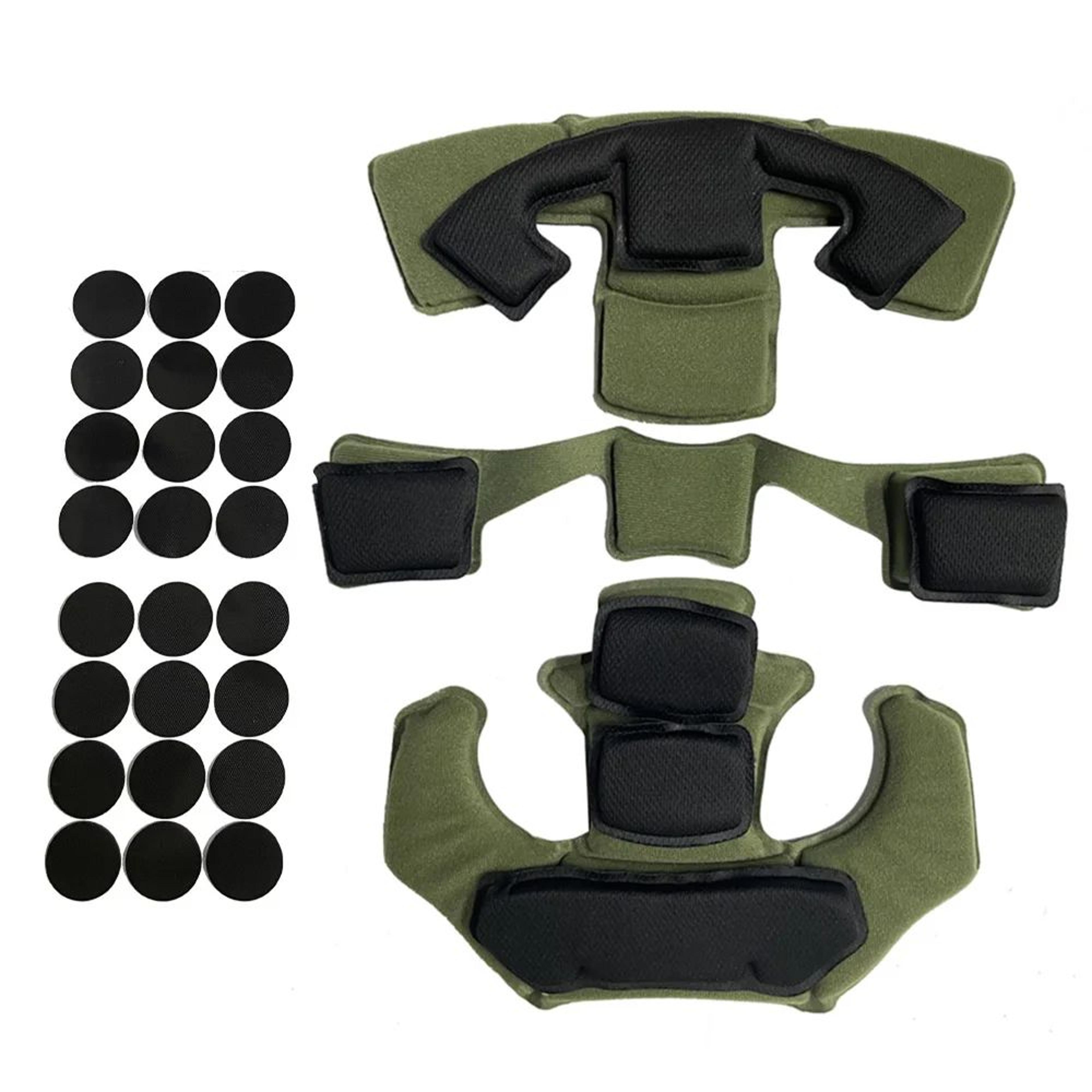 Tactical Helmet Suspension System With Memory Foam Padding For FAST MICH Helmets 13