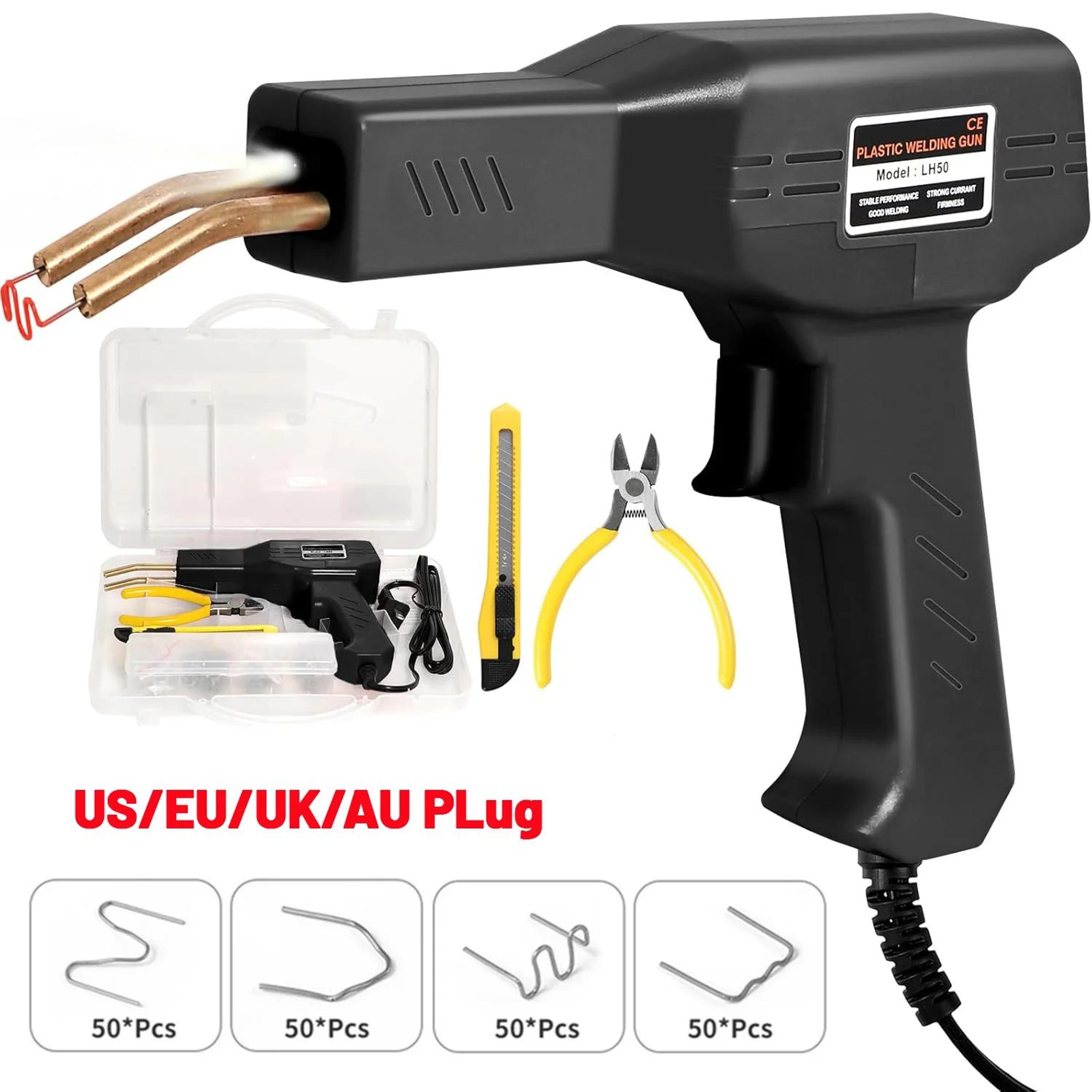 portable electric plastic welding machine hot stapler for car bumper and pvc repair 110v/220v