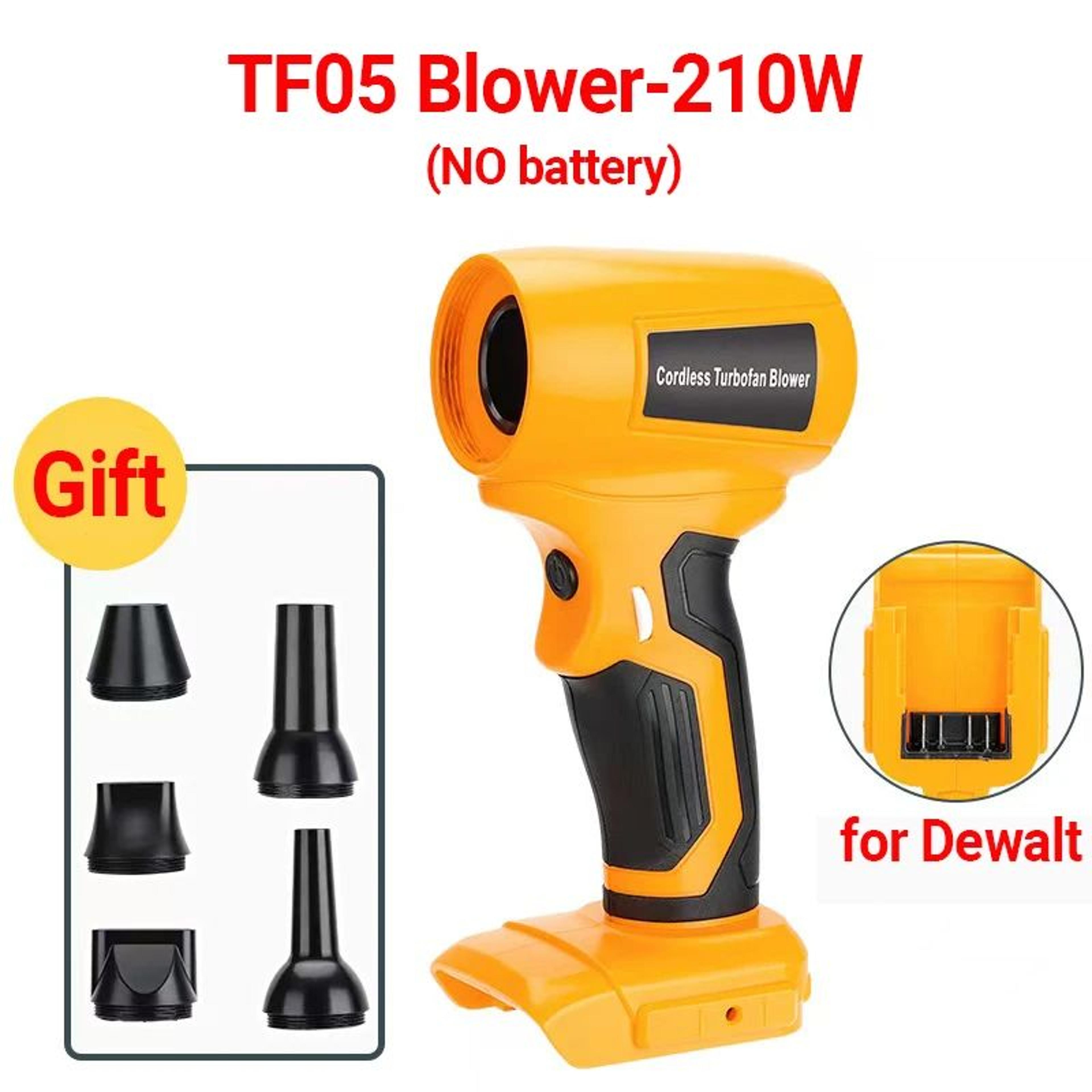 210W Cordless Handheld Turbo Blower Fan For 18V20V Batteries 9