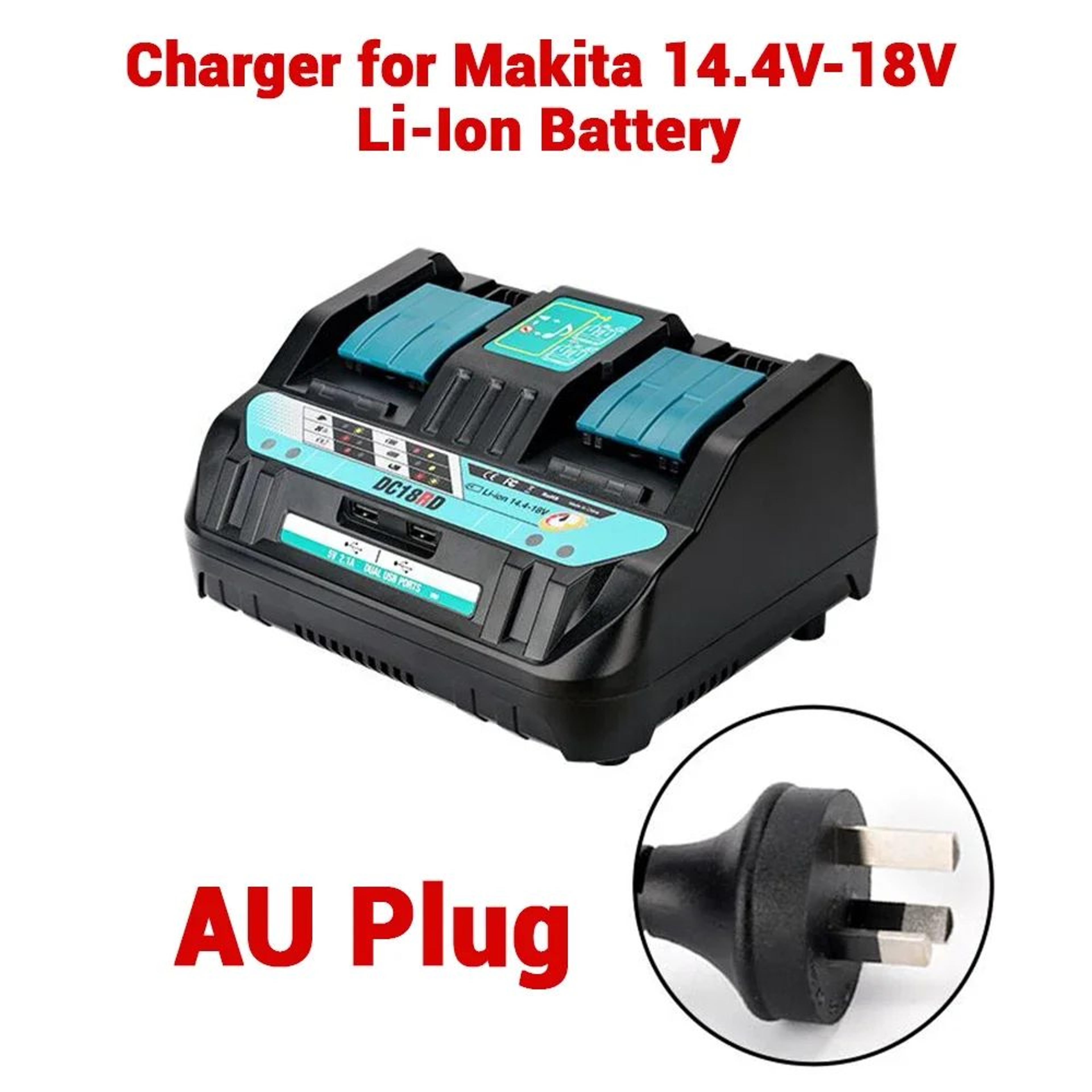 18V DualPort Rapid Battery Charger For 144V18V LithiumIon Power Tool Batteries 9