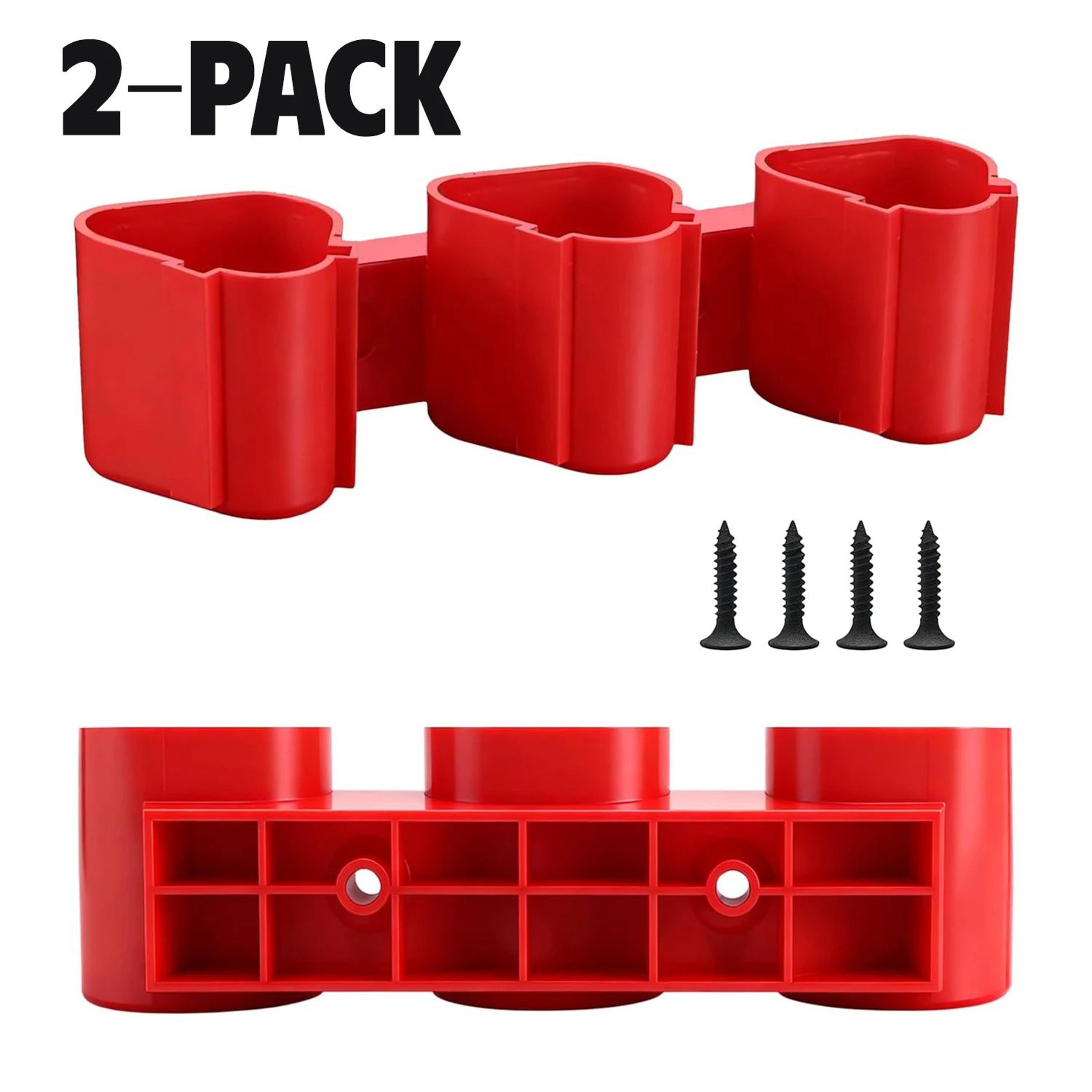 108V 12V Wall Mounted Battery Holder Rack For Organized Power Tool Storage  12PCS 5