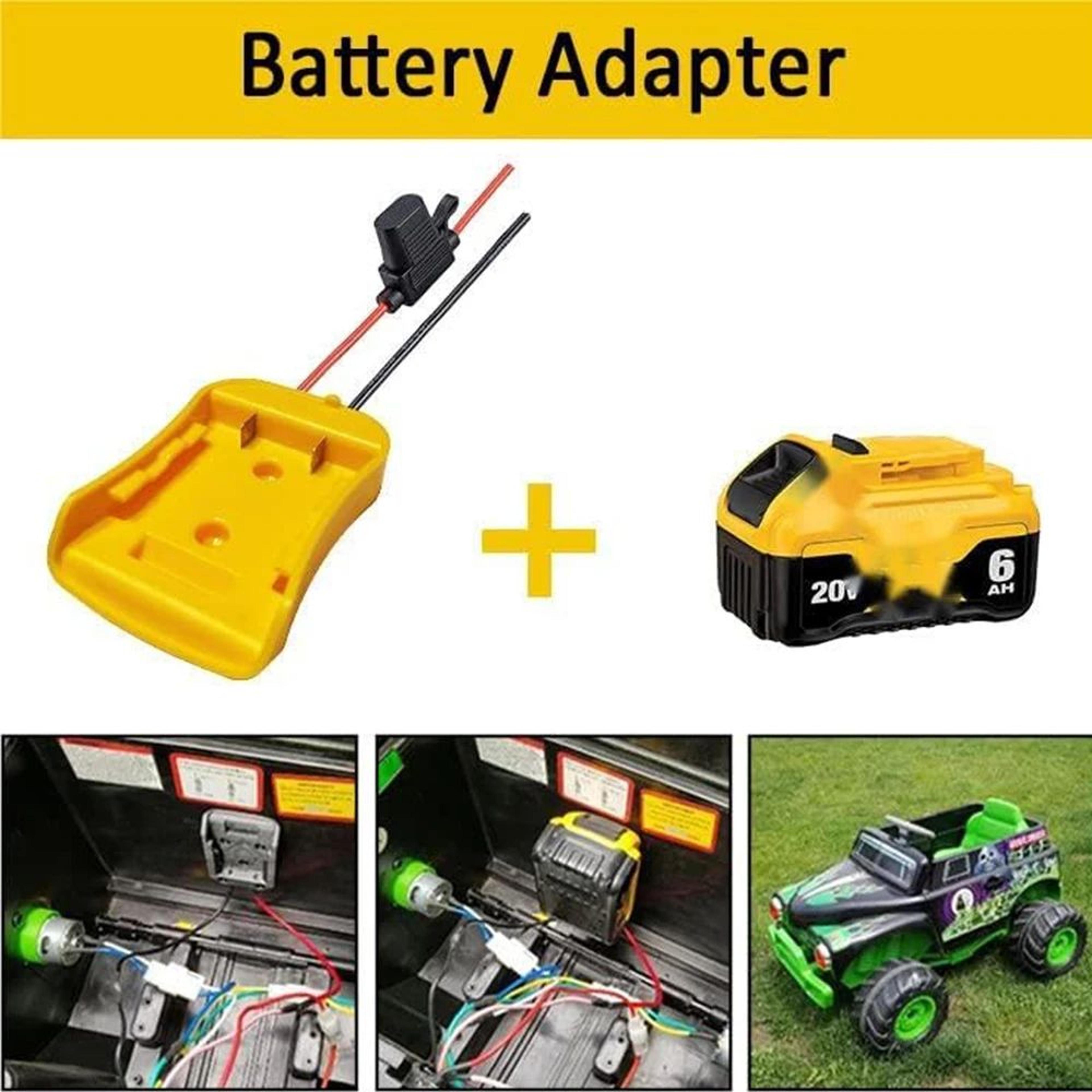 18V Battery Jump Starter Adapter With 30A Fuse For Emergency Car Power 2