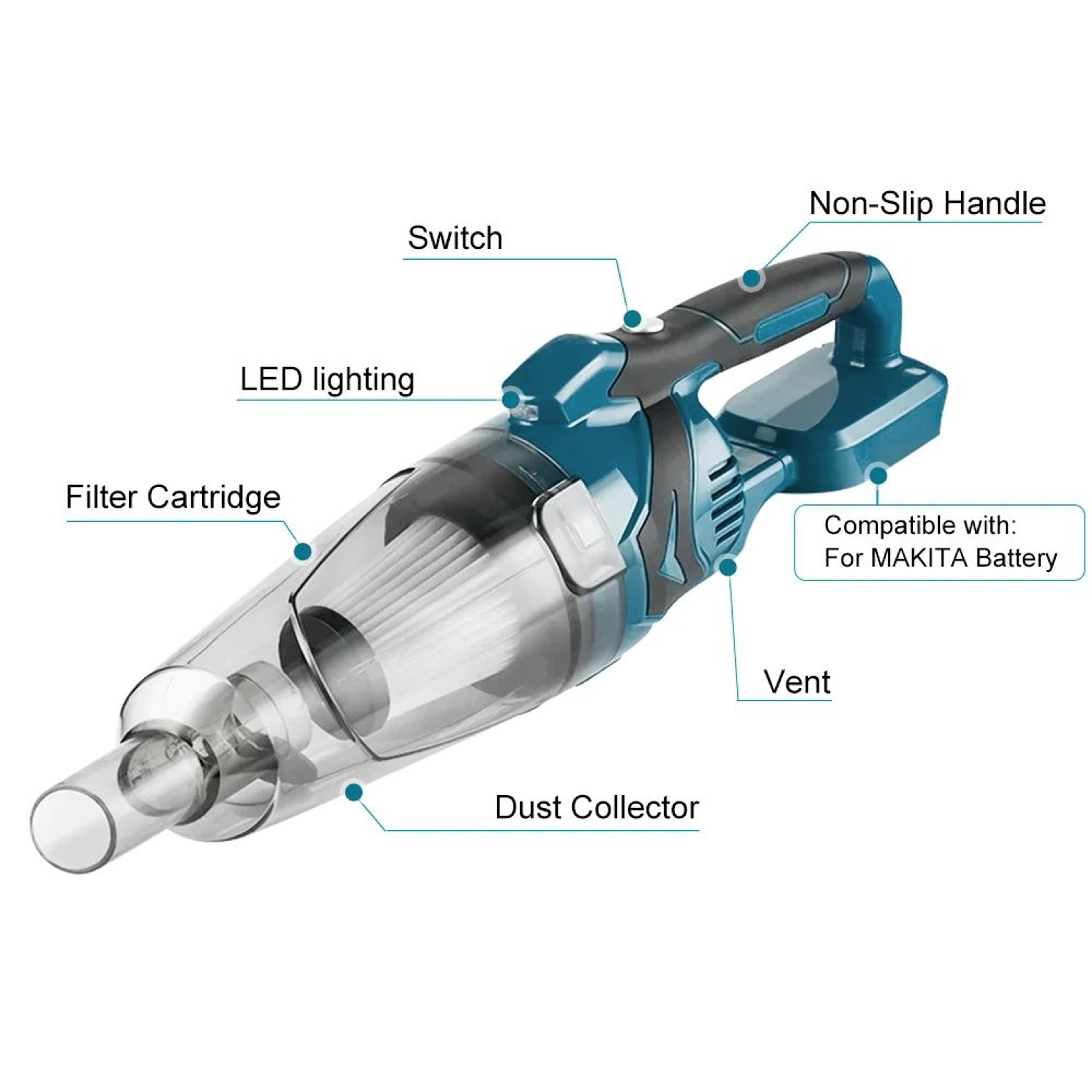 5 In 1 Cordless Handheld Vacuum Cleaner 10000Pa Portable Car And Home Vacuum 1