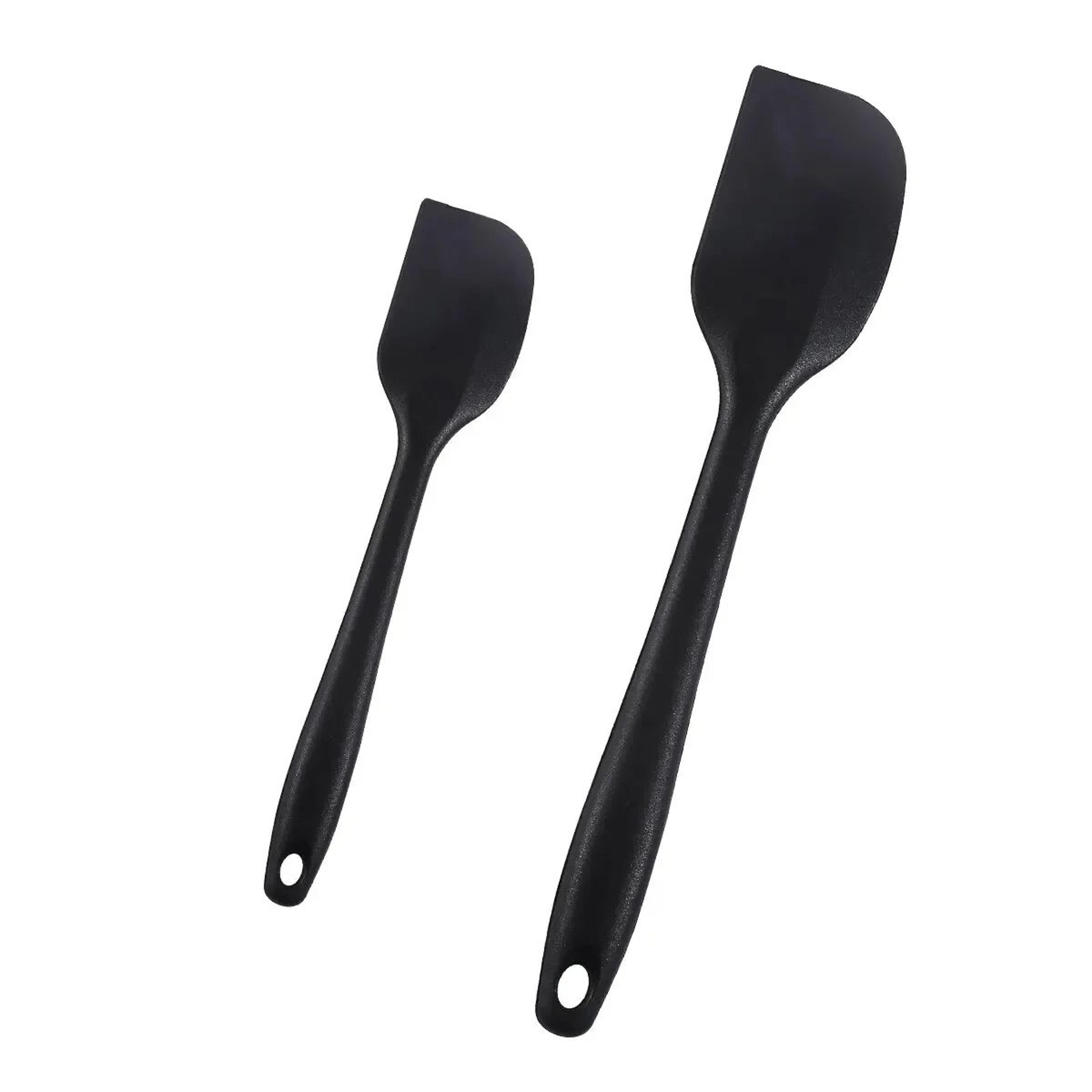 1pc Heat Resistant Silicone Baking Scraper For Cake Smoothing And Mixing 6