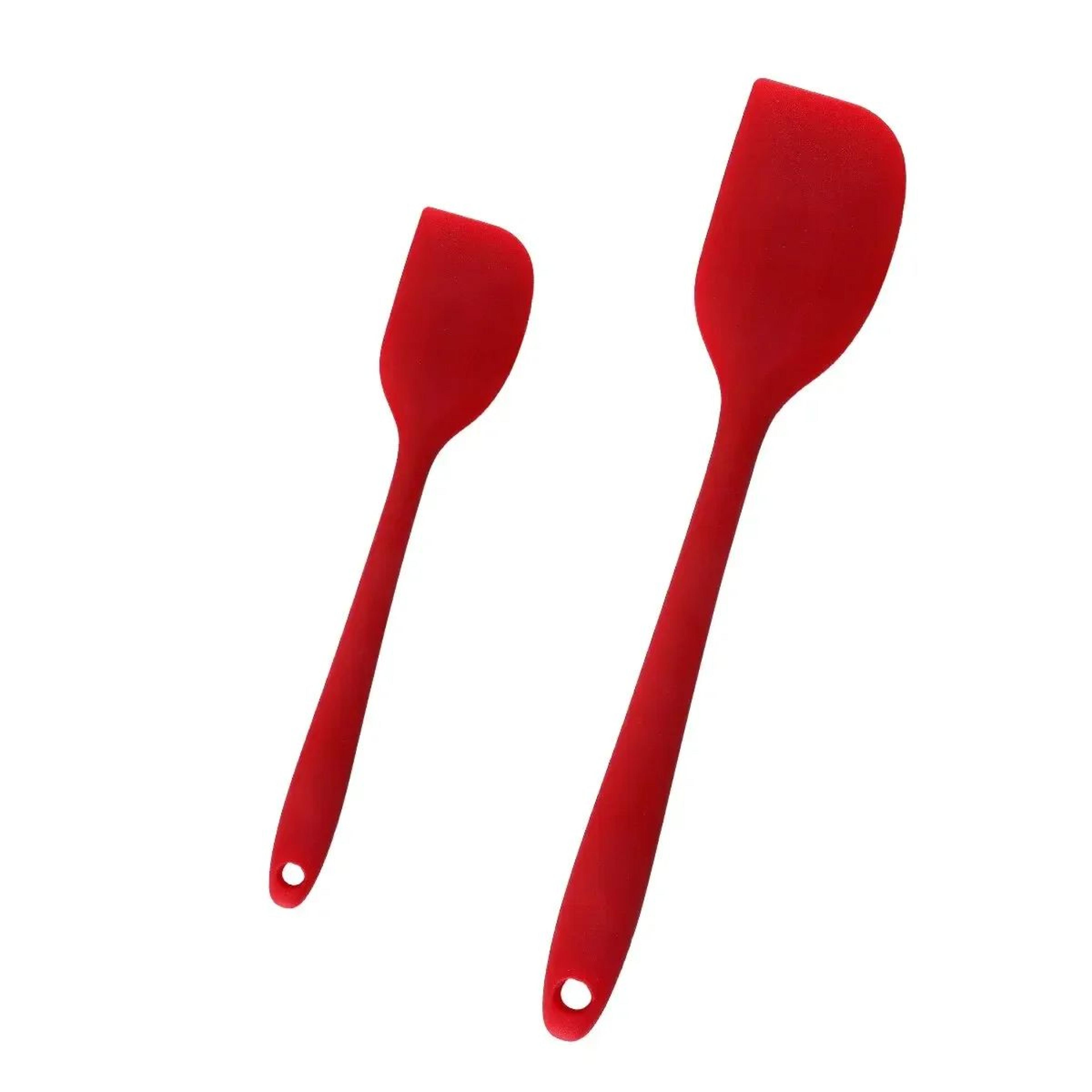 1pc Heat Resistant Silicone Baking Scraper For Cake Smoothing And Mixing 7