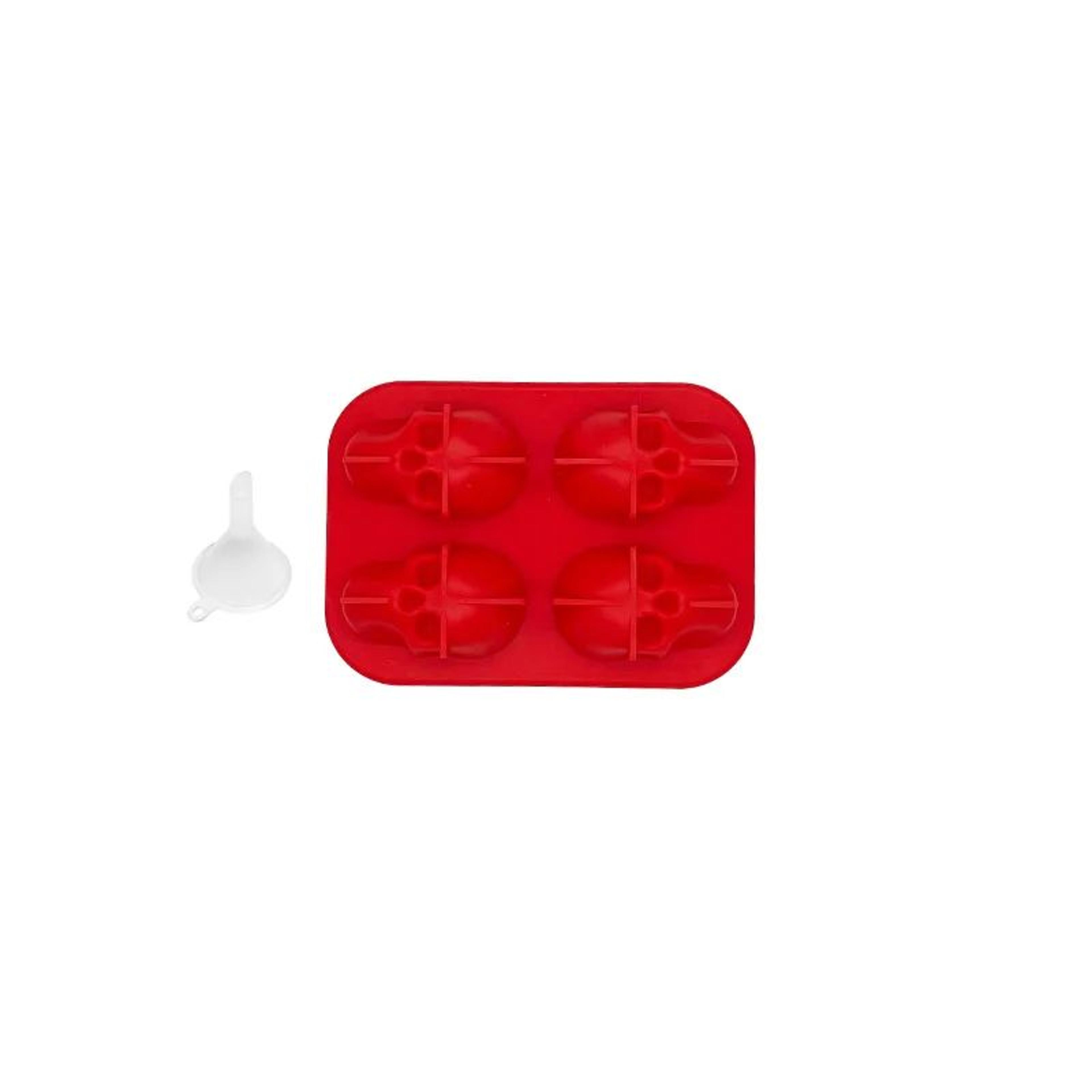 3D Skull Silicone Ice Cube Mold For Whiskey And Cocktails 8