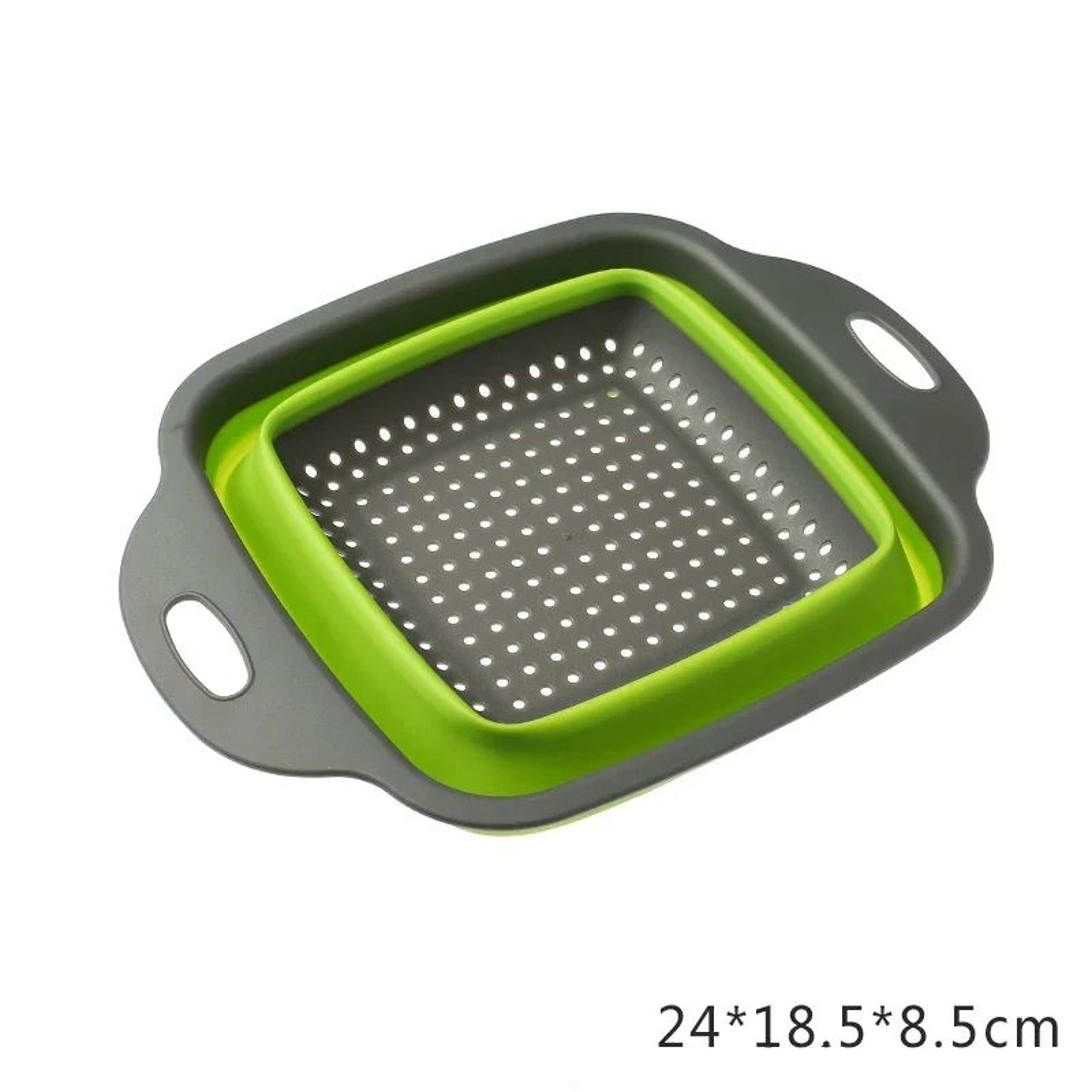 Space Saving Foldable Vegetable Washing Basket And Collapsible Colander 7