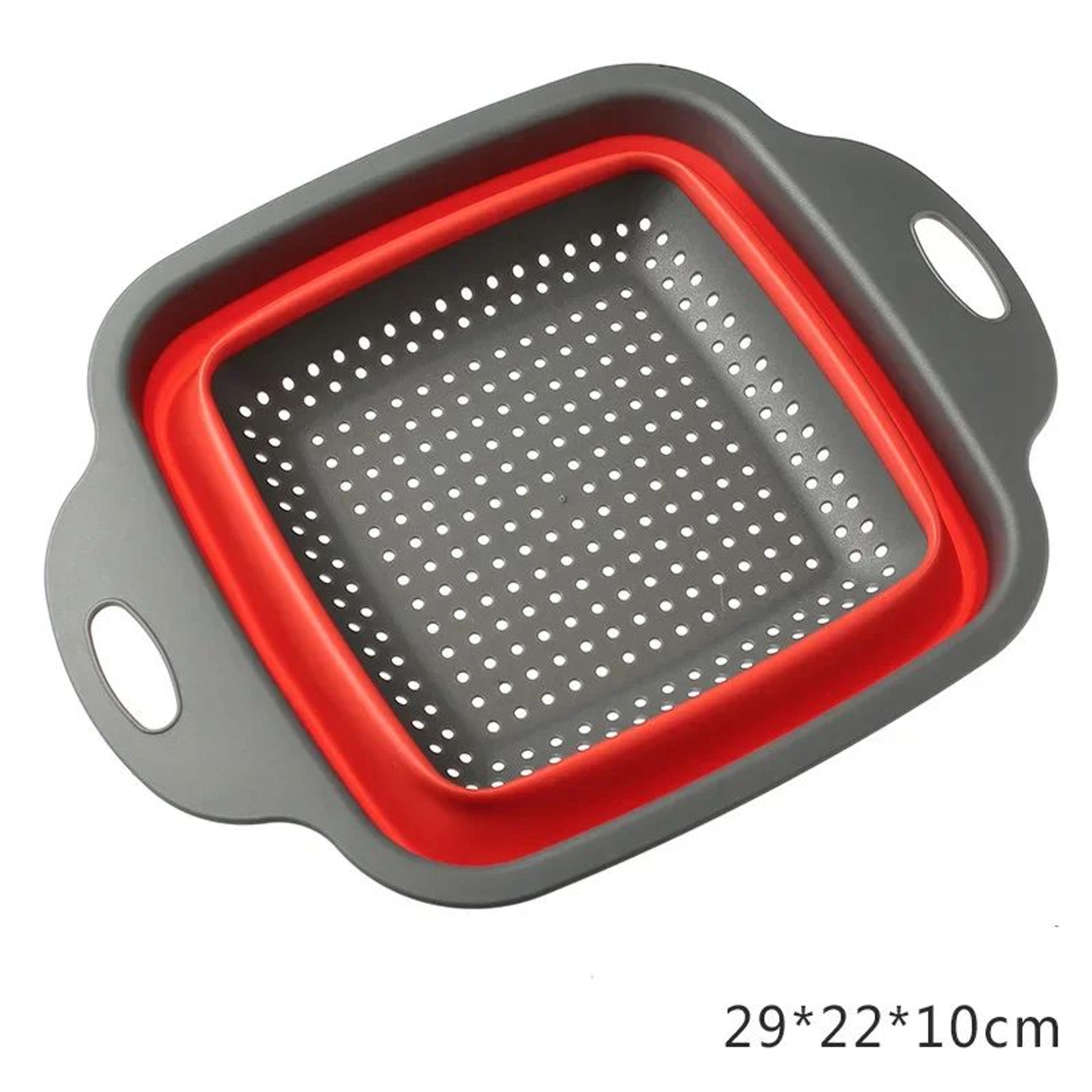 Space Saving Foldable Vegetable Washing Basket And Collapsible Colander 8