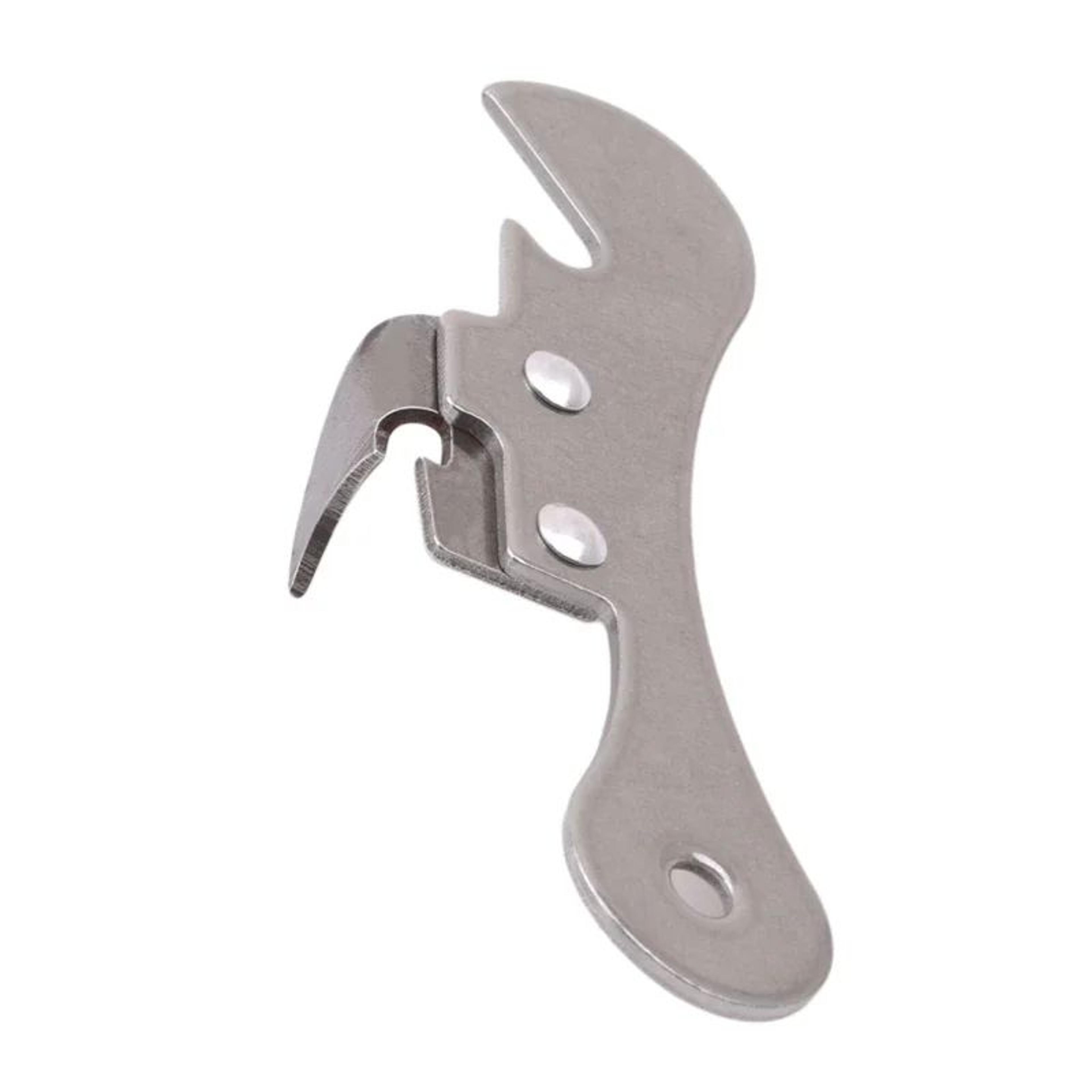 stainless steel safety side cut manual can opener with ergonomic handle