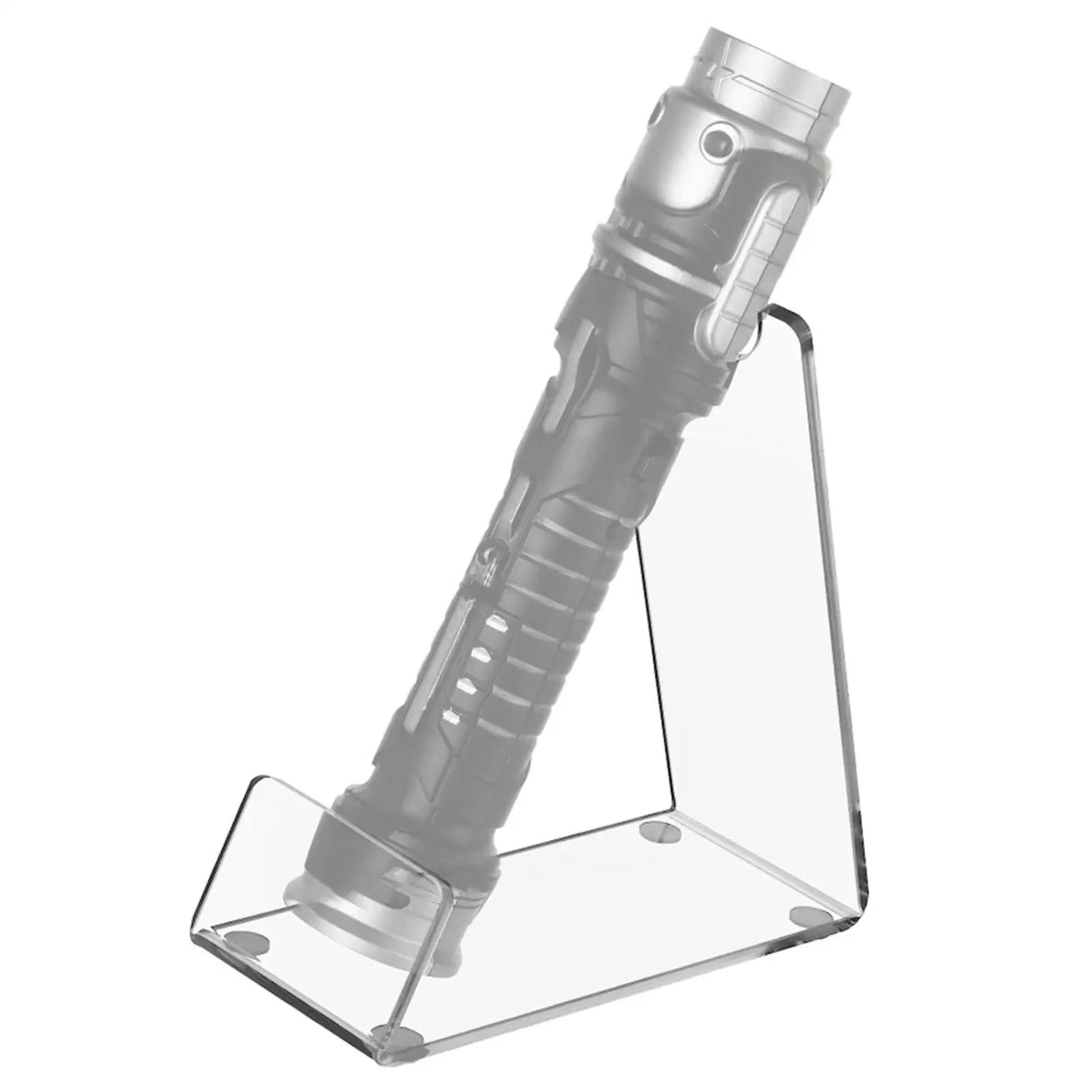 clear acrylic lightsaber display stand with non slip mat