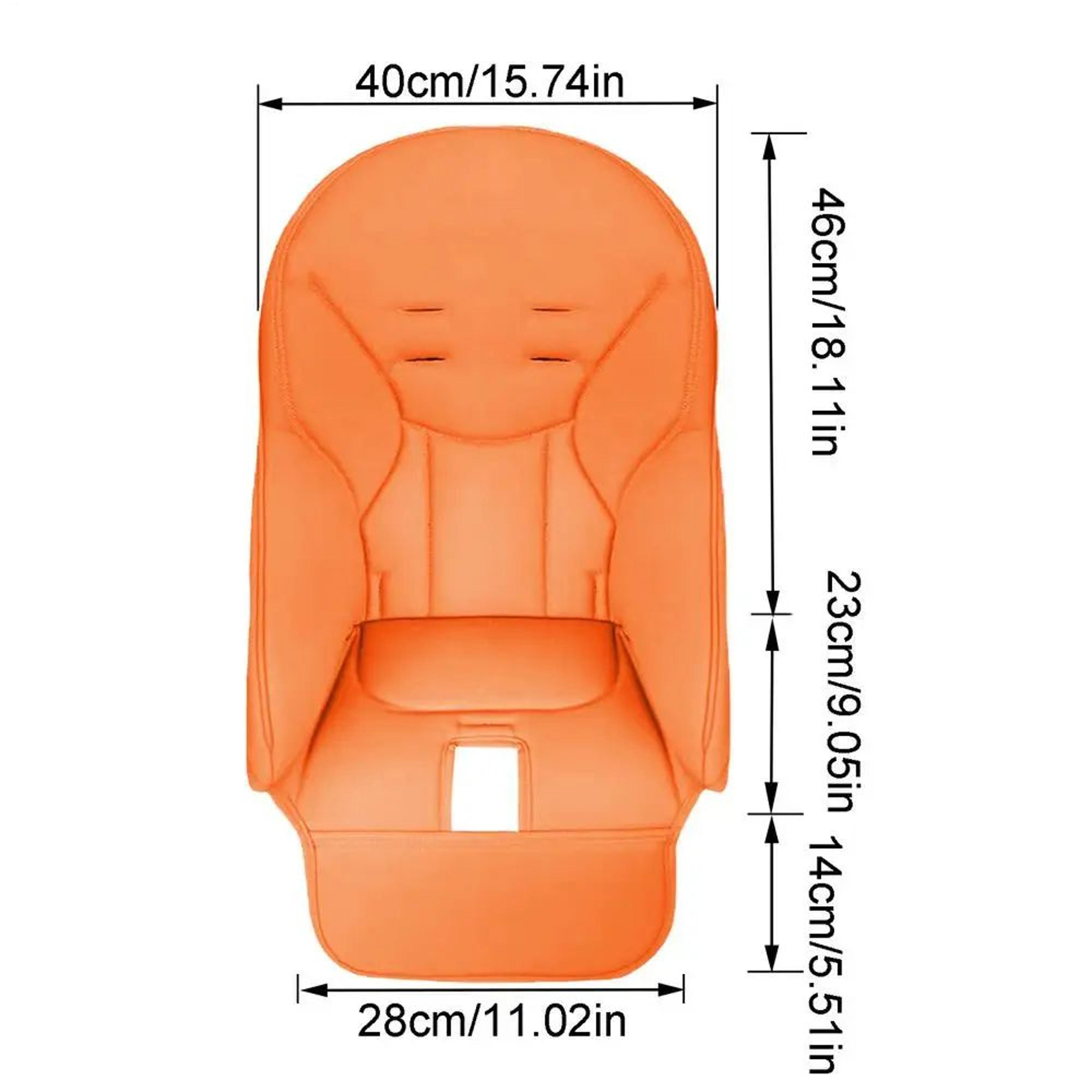 Soft PU Leather Baby High Chair Seat Cover Replacement 6