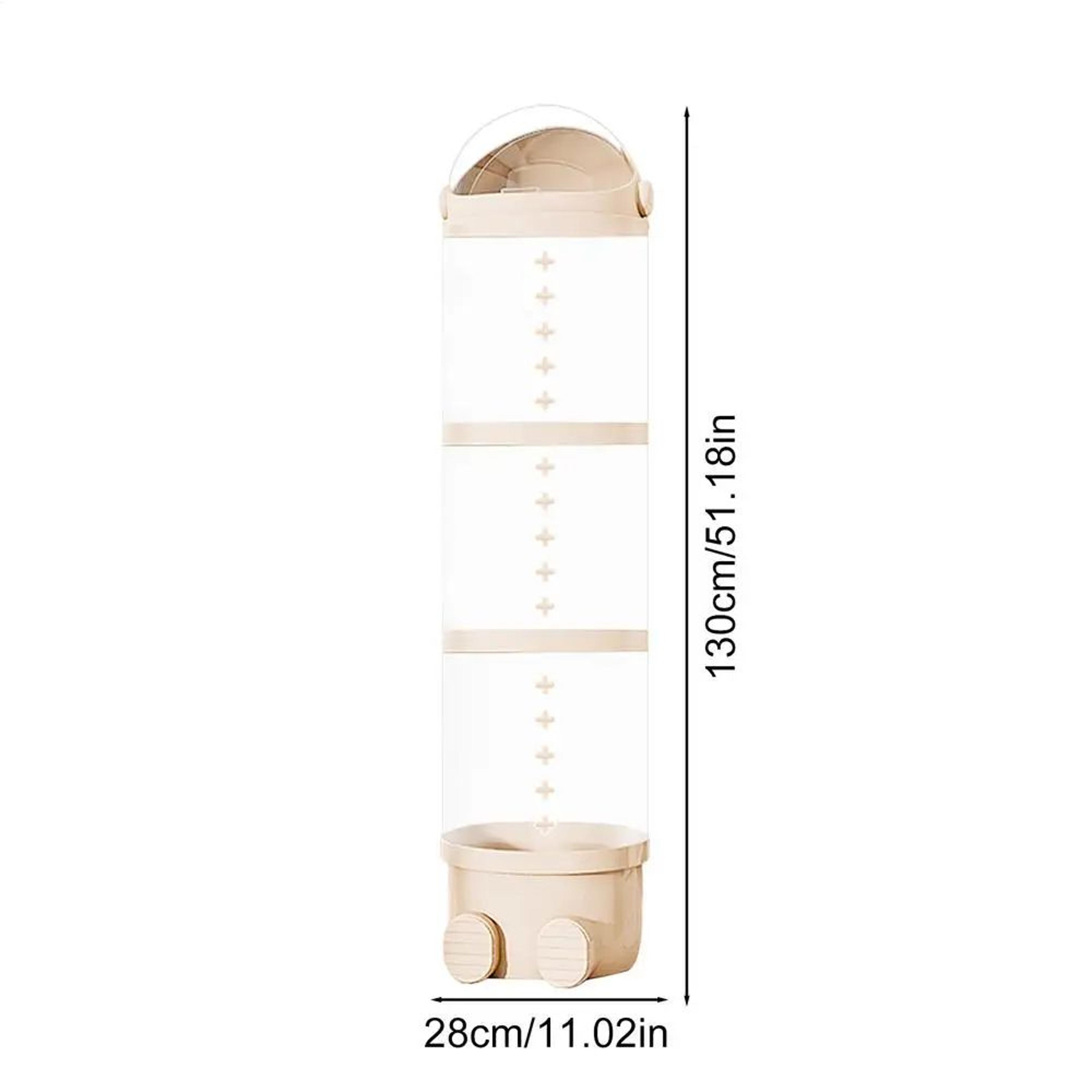 Vertical Clear Stuffed Animal Storage Tube Organizer 8