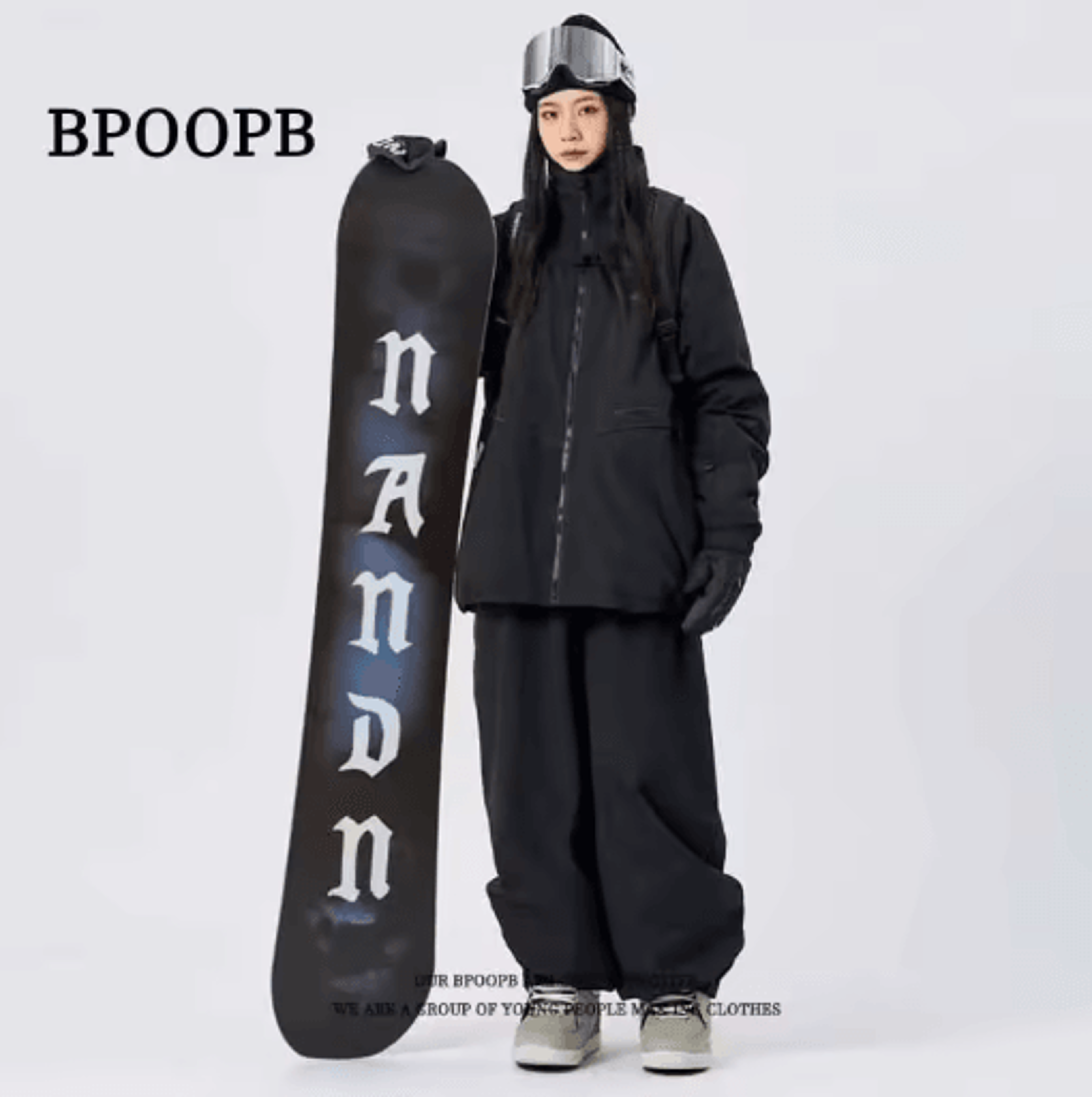 Southern Style Waterproof Ski Pants Loose Fit Snowboard  Outdoor Pants For Men And Women 1