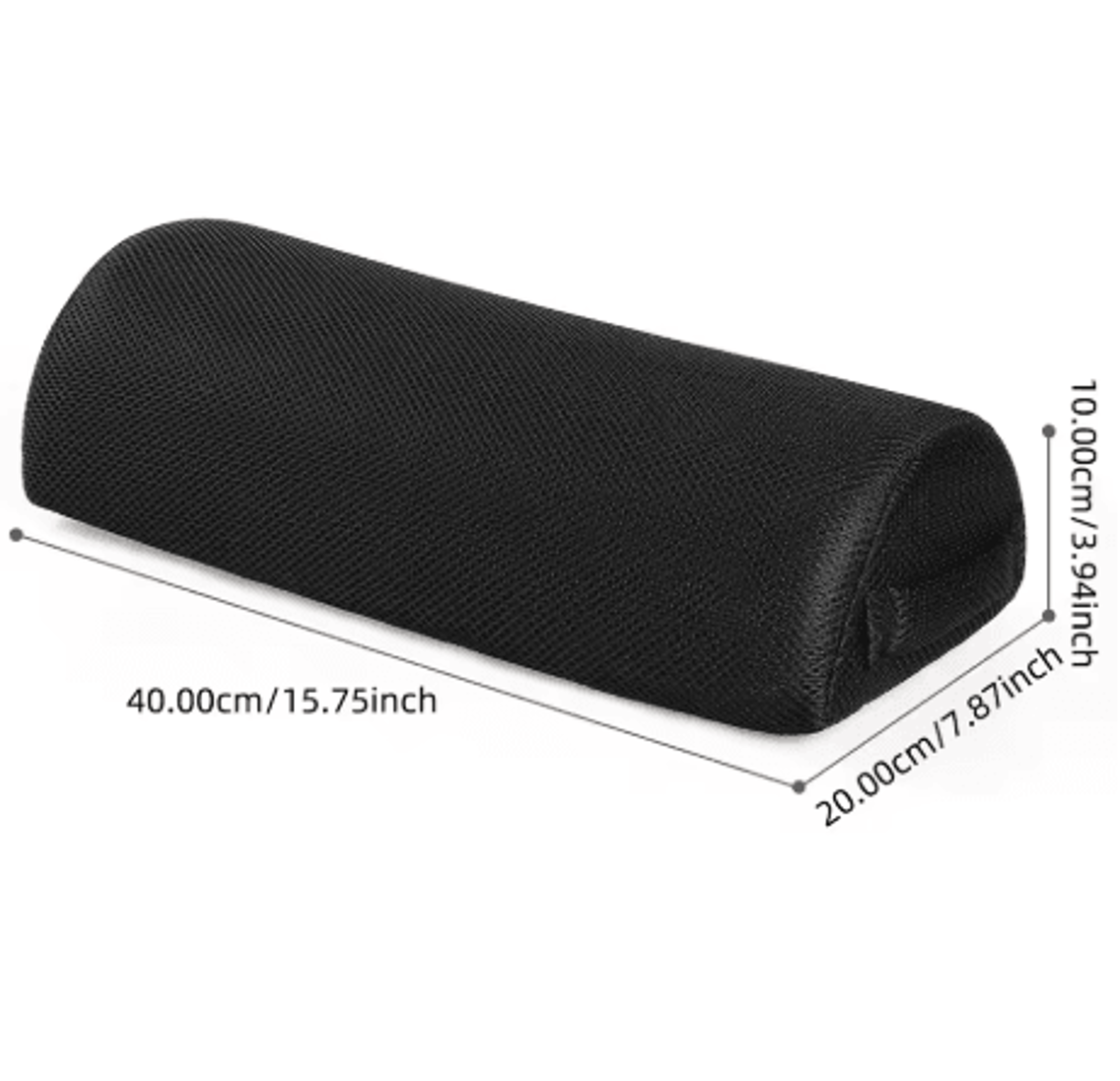 Ergonomic Semi Cylindrical Pillow Office Footrest And Leg Support Massage Cushion 9