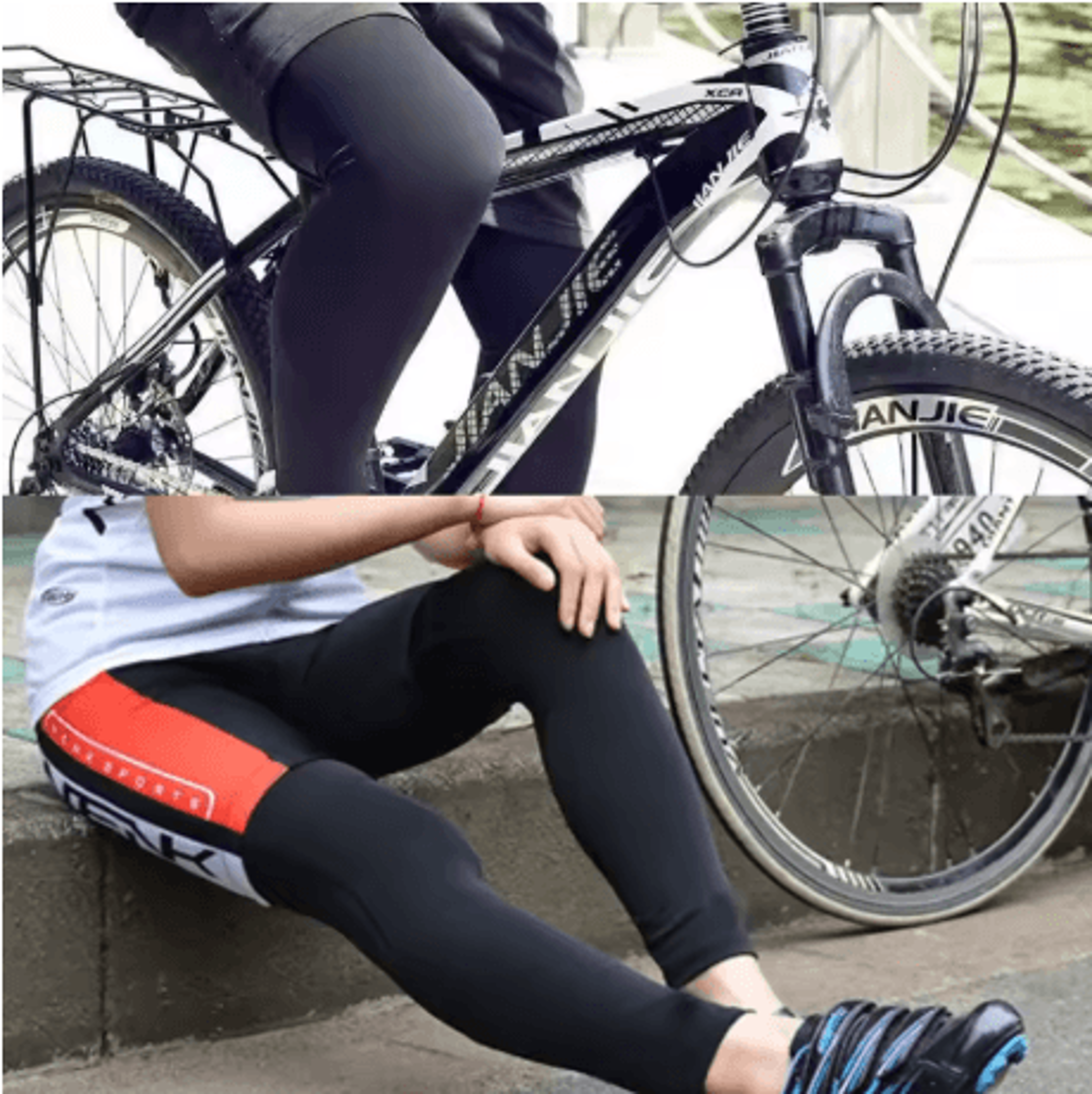 Summer Sun Protection Cycling Leg Covers Breathable Quick Dry Anti Slip Sleeves Unisex 5