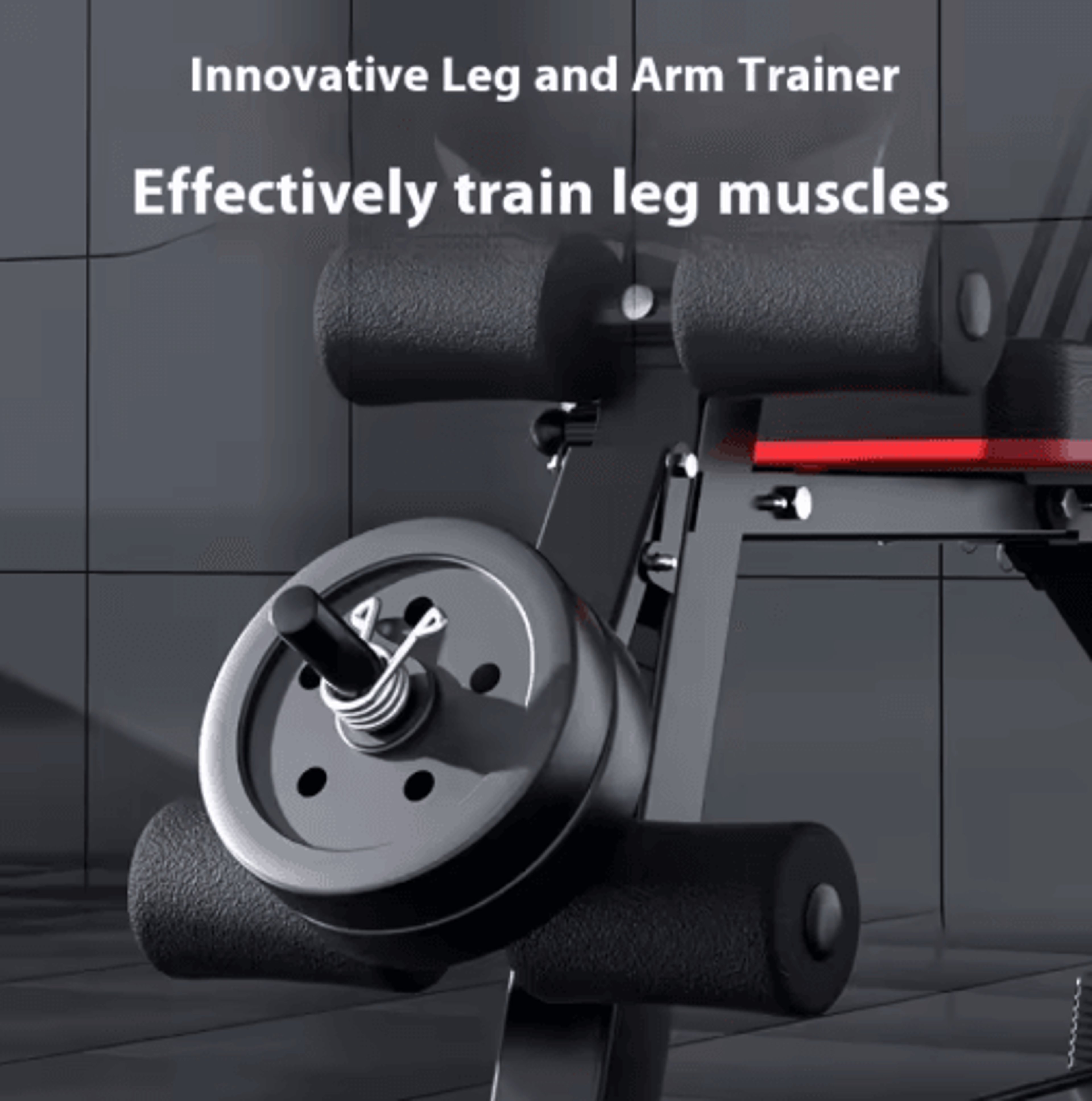 Multifunctional Dumbbell Bench Home Fitness Flat Bench Press Chair 7