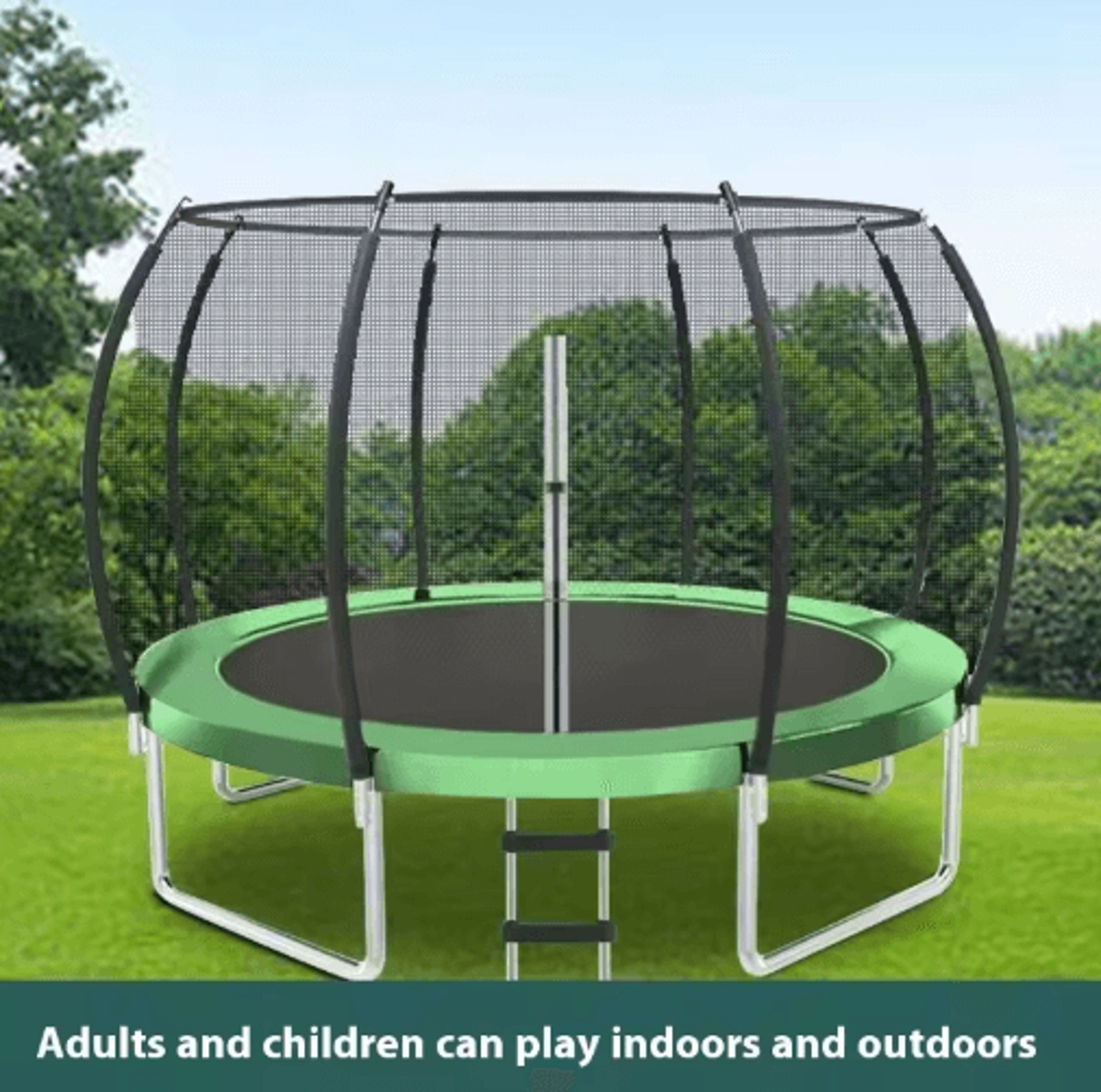 Large Outdoor Trampoline Square Household And Commercial Trampoline For Children And Adults 0