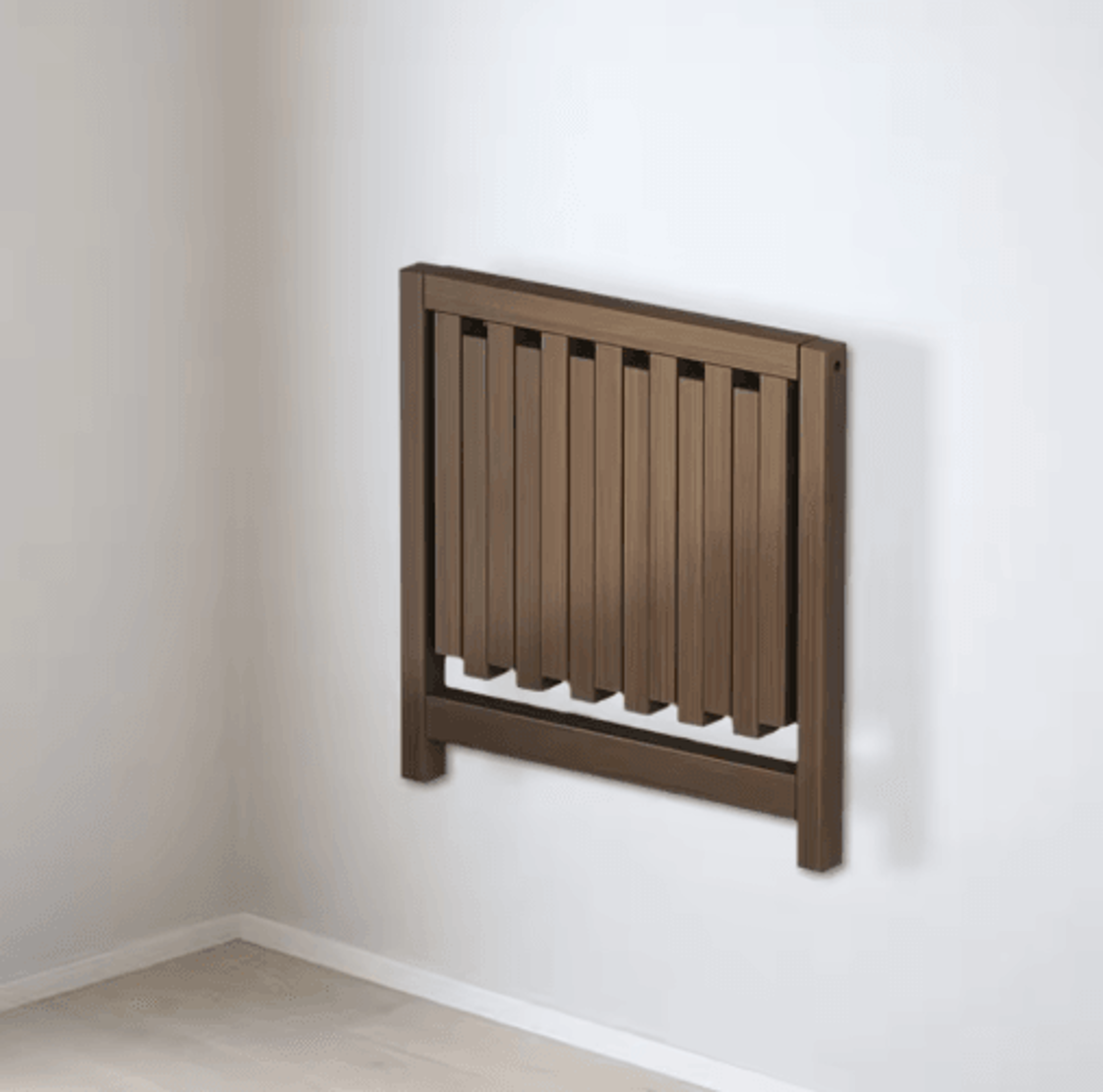 Foldable Bamboo Shoe Stool Wall Mounted Waterproof Shower Seat For Small Spaces 6