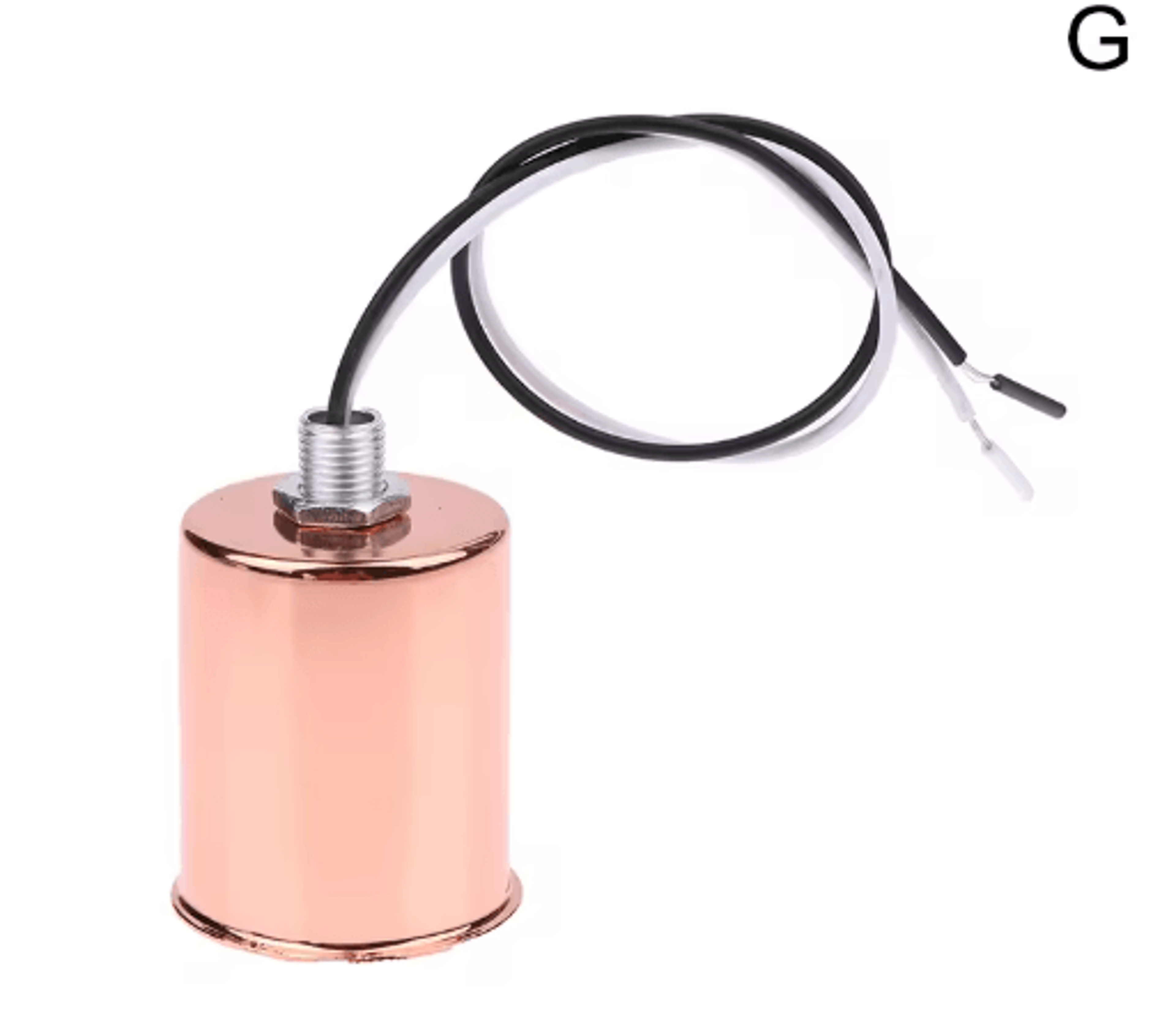 E27 Ceramic Screw Light Socket Round LED Filament Lamp Holder For Indoor Use 1
