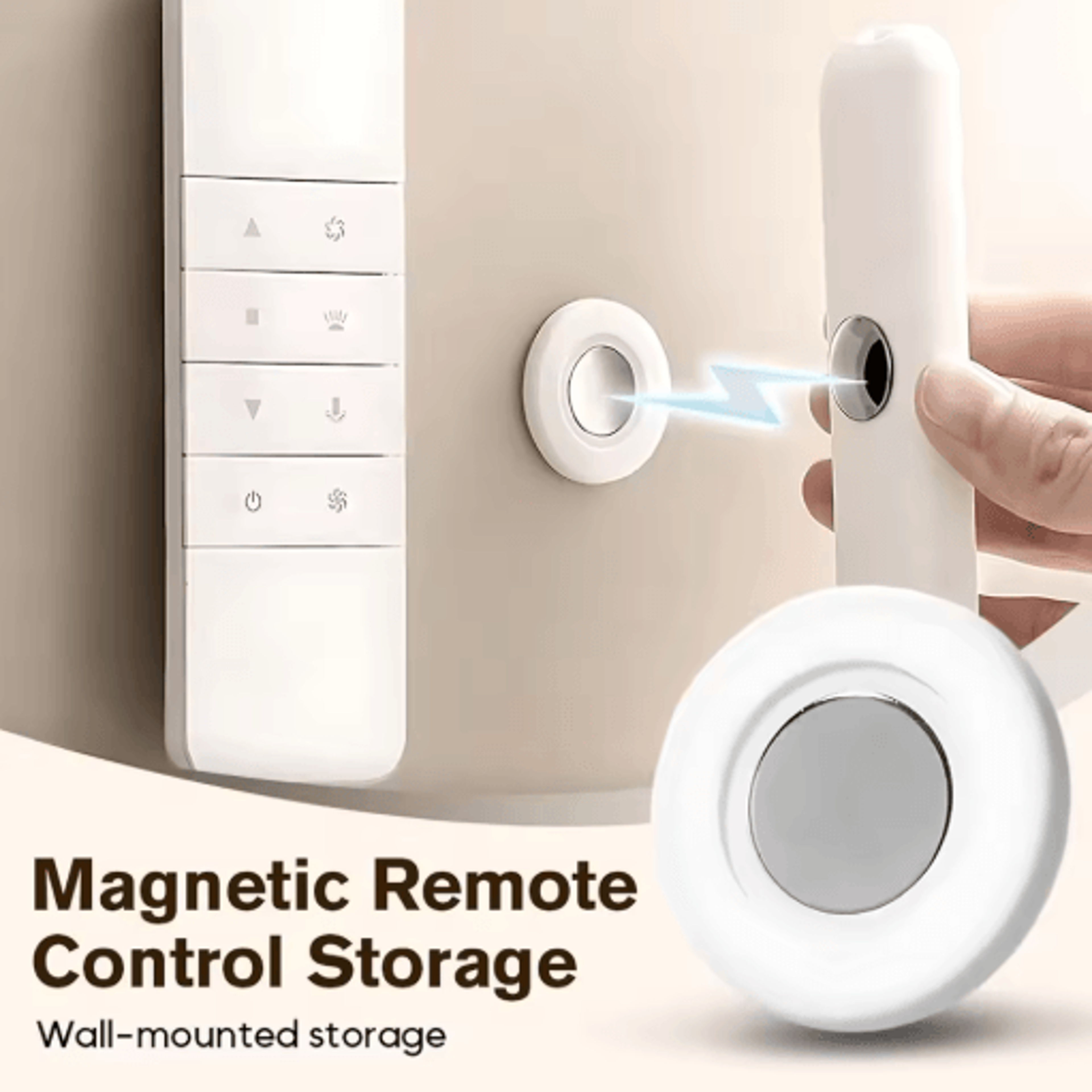 strong magnetic remote control holder self adhesive magnet hook for home office and school