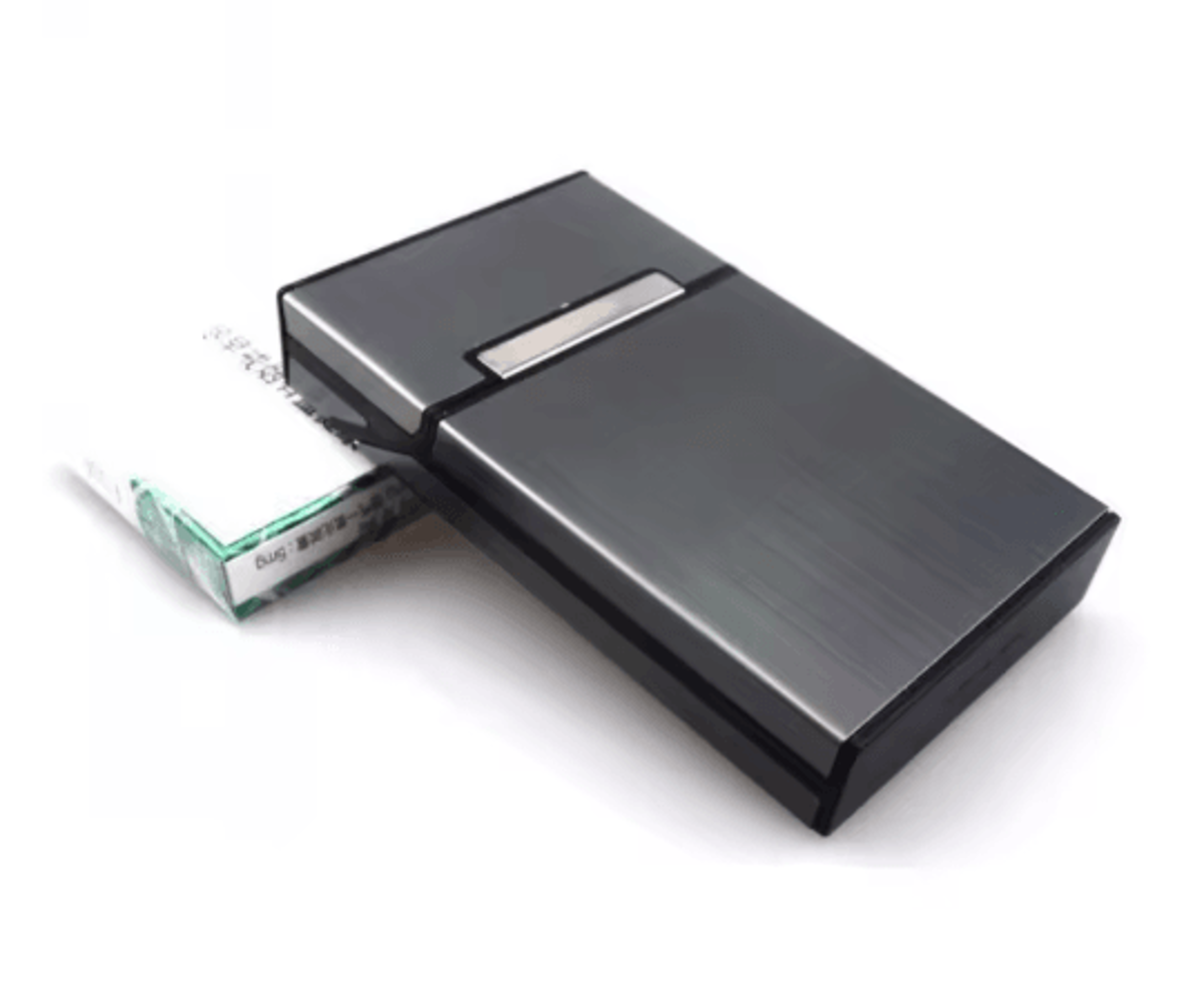 Portable Aluminum Cigarette Case  Slim Pocket Smoking Box For Women  Ladies 2