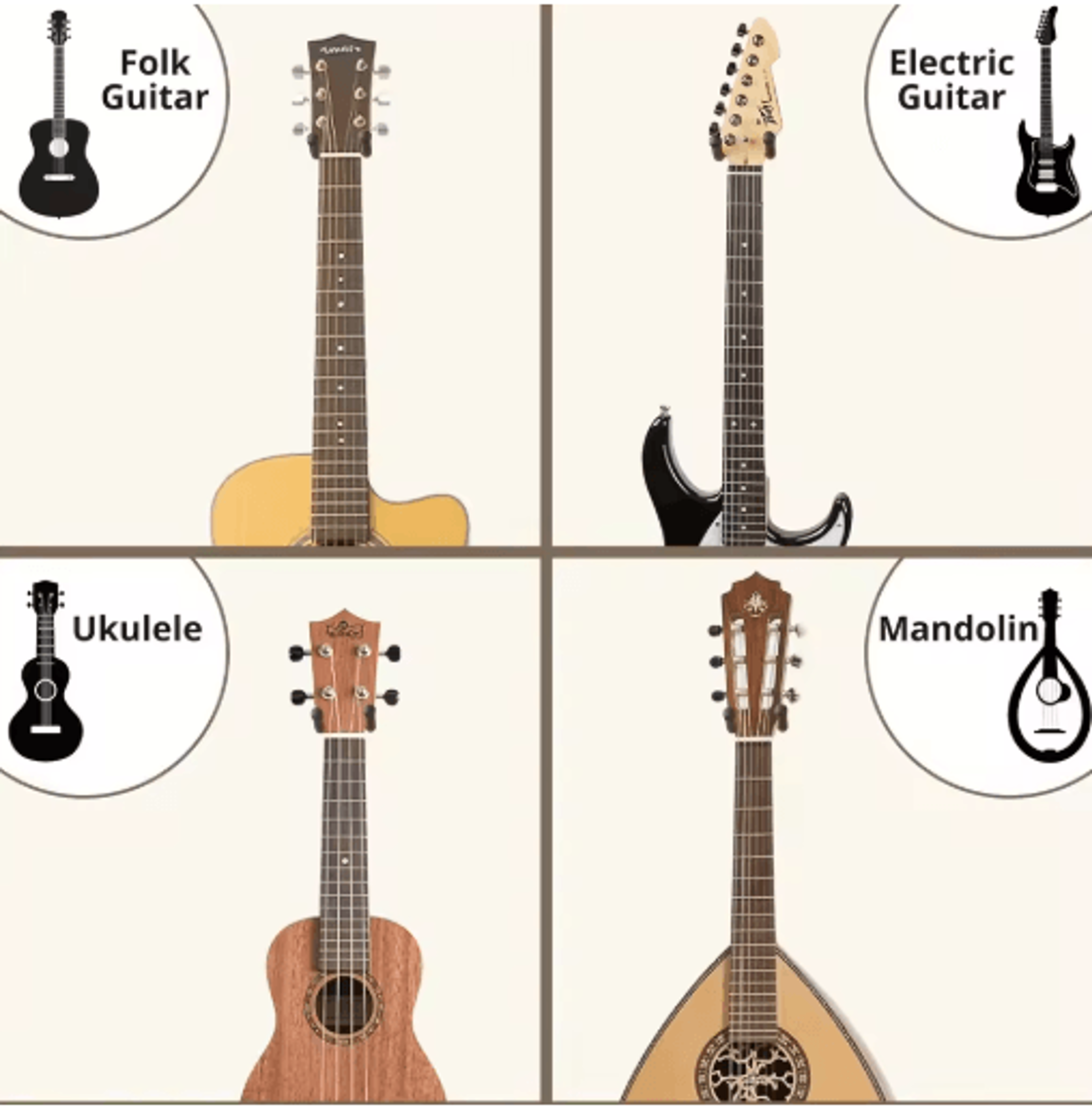 Zebra Wood Guitar Wall Mount Rotating Hook Guitar Hanger For All Guitar Sizes 3