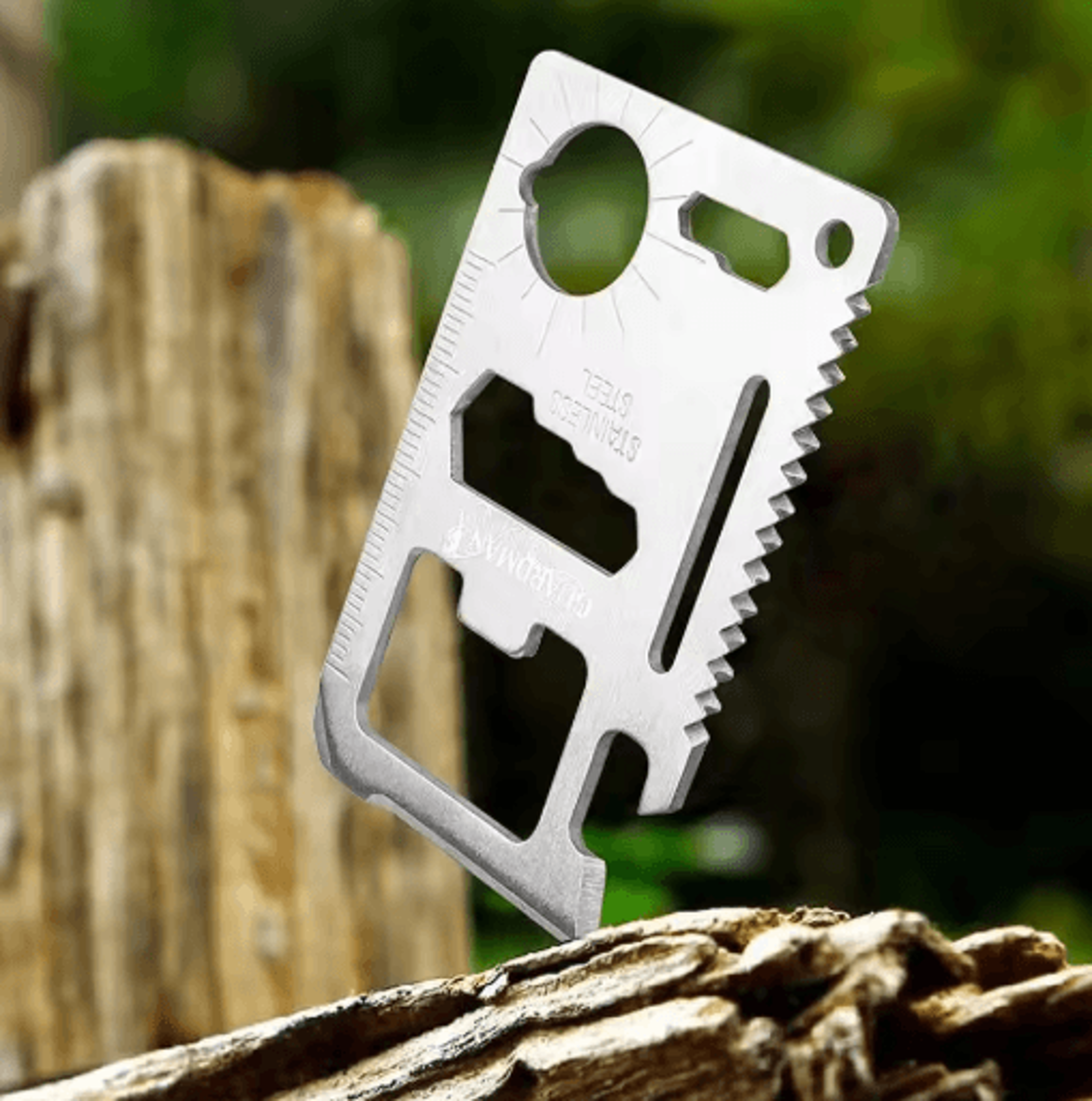 11 In 1 Credit Card Multi Tool Wallet Size Survival Tool With Knife And Bottle Opener 2