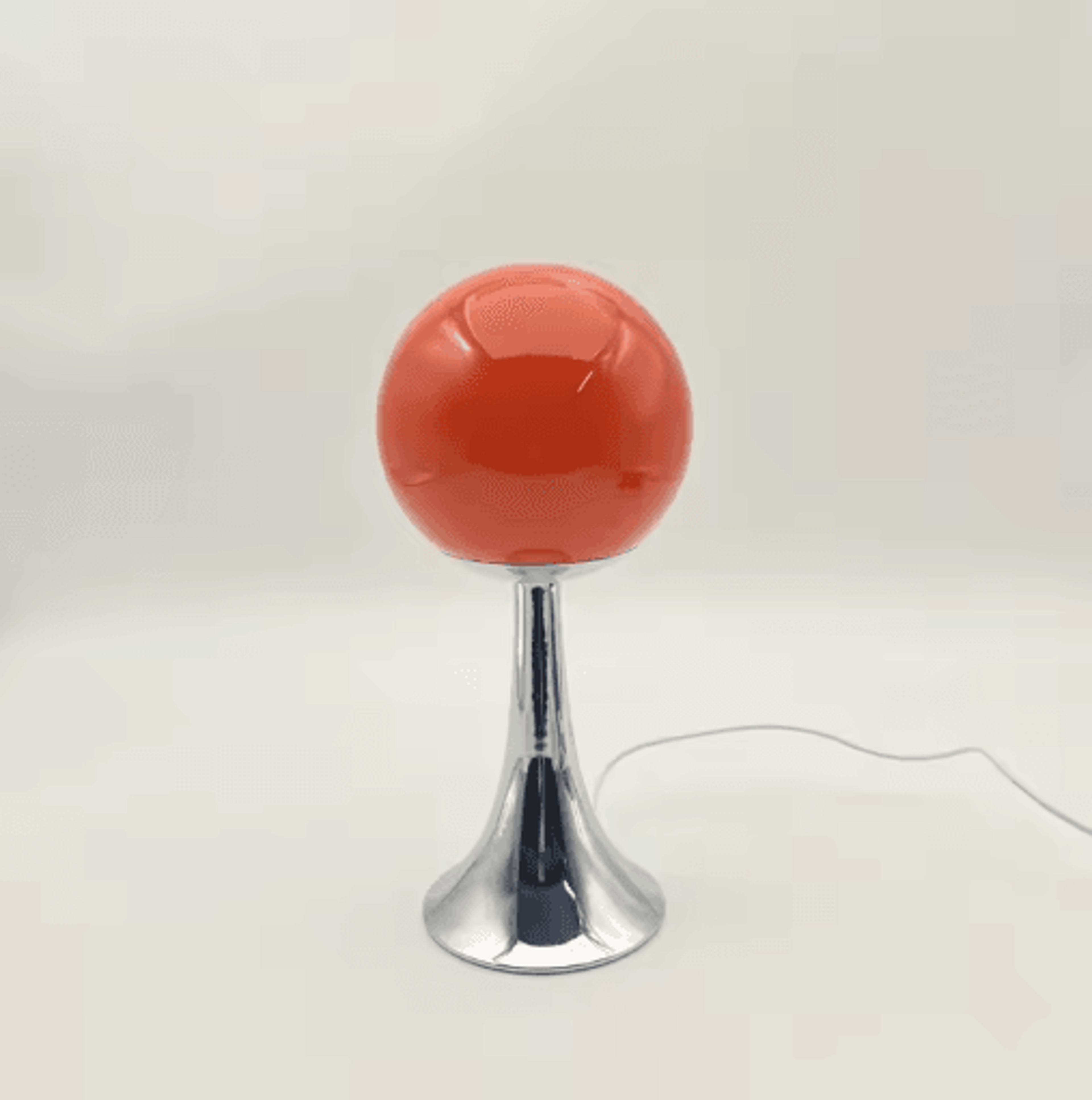 Glass Round Table Lamp Elegant Bedside And Desktop Night Light For Cozy Room Atmosphere 5