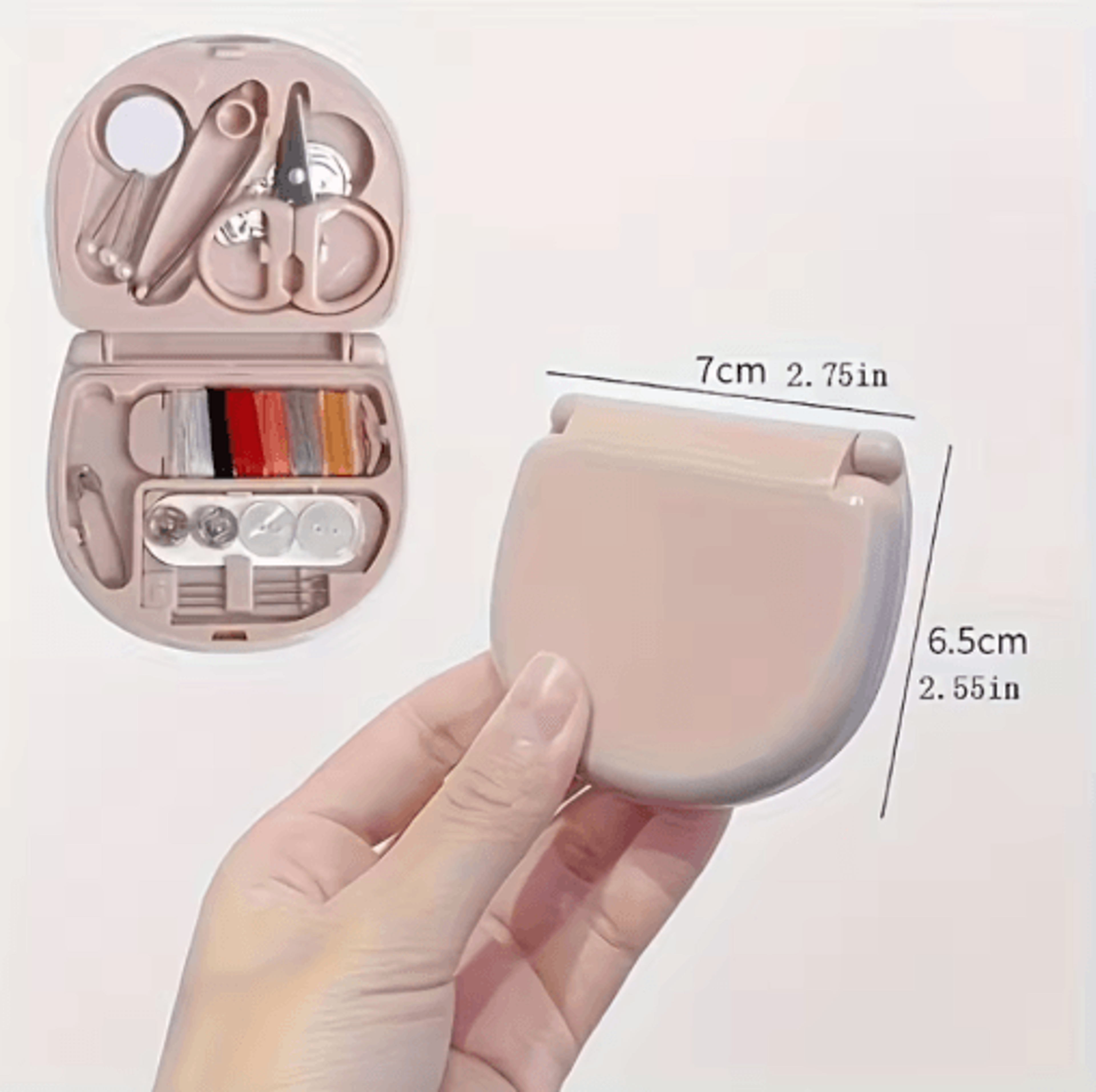 Portable Travel Sewing Kit Compact Sewing Bag With Mini Scissors And Thread For Quick Repairs 6