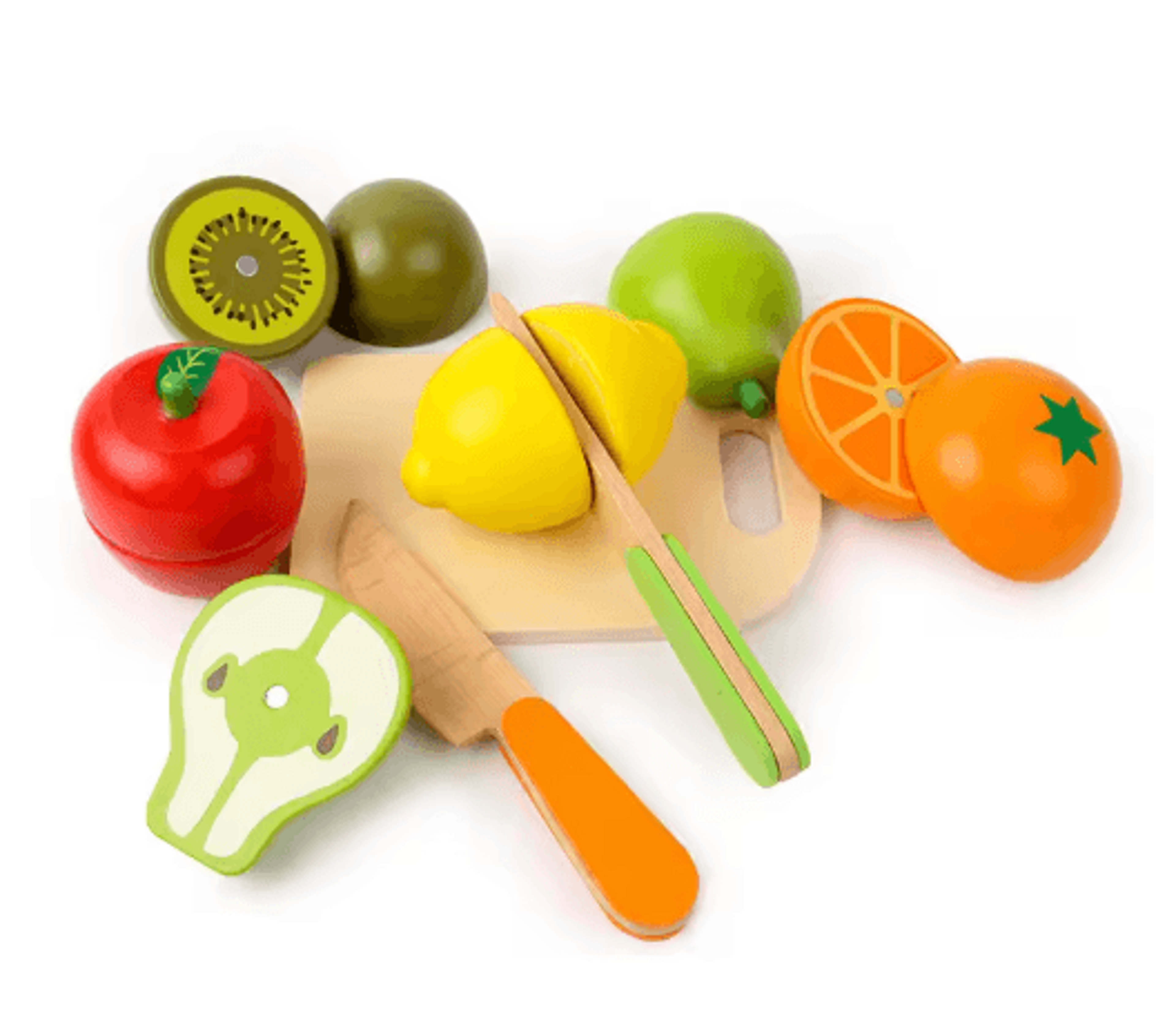 Wooden Pretend Kitchen Play Set Montessori Cutting Fruit And Vegetable Toy For Kids 6